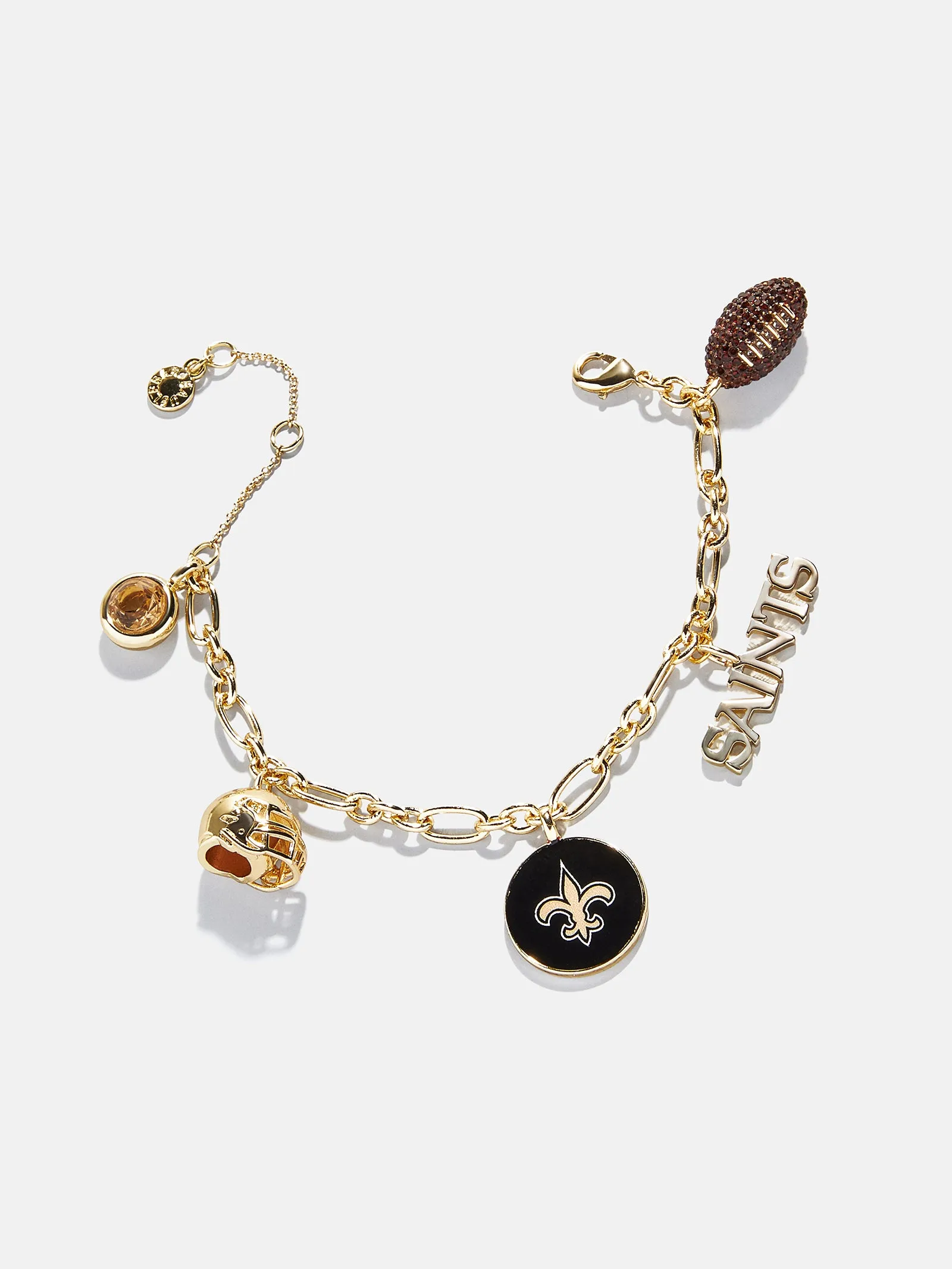 NFL Charm Bracelet - New Orleans Saints sold by BaubleBar