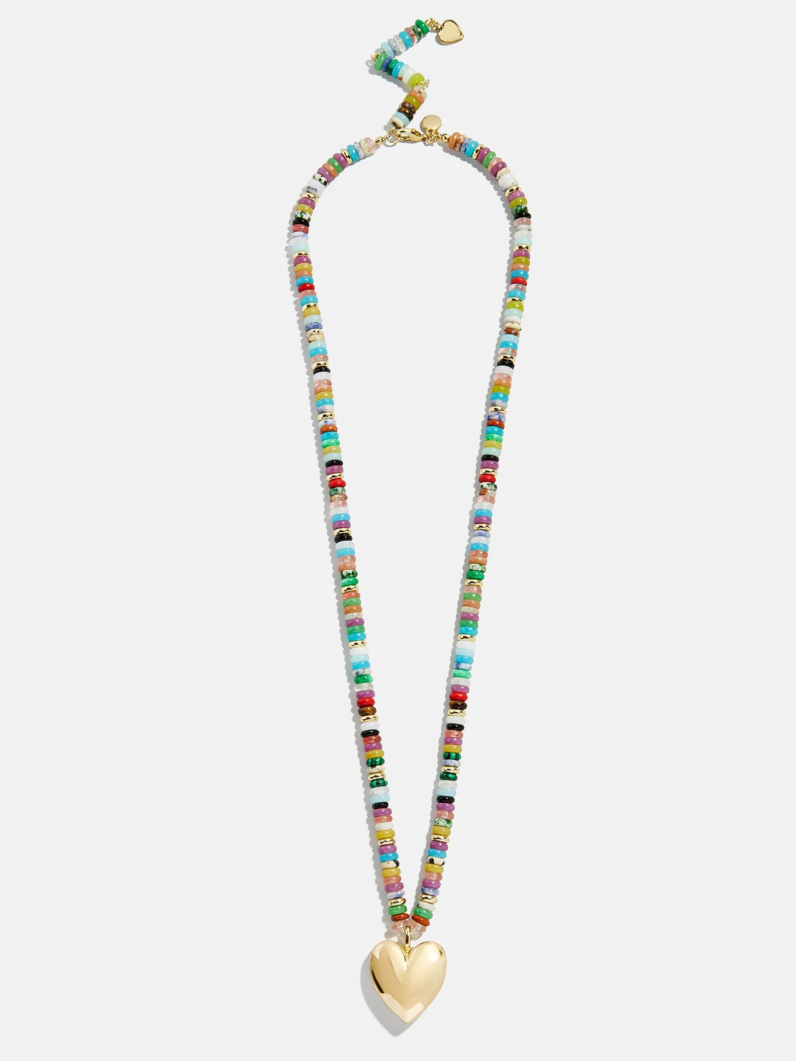 Millie Bubble Heart Necklace - Gold/Multi sold by BaubleBar product image thumbnail 3