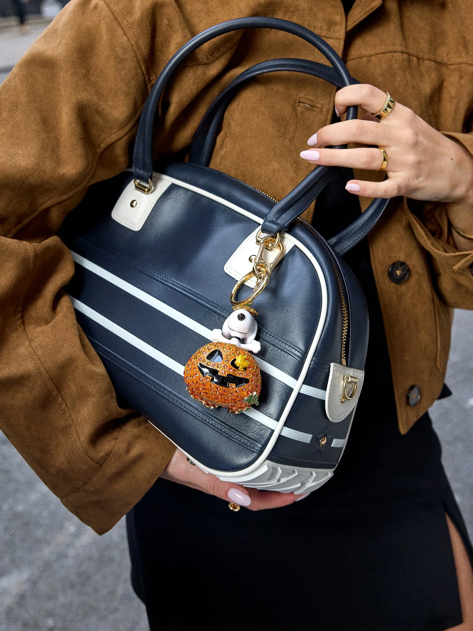 Peanuts Snoopy 3D Halloween Bag Charm - Snoopy sold by BaubleBar product image thumbnail 2