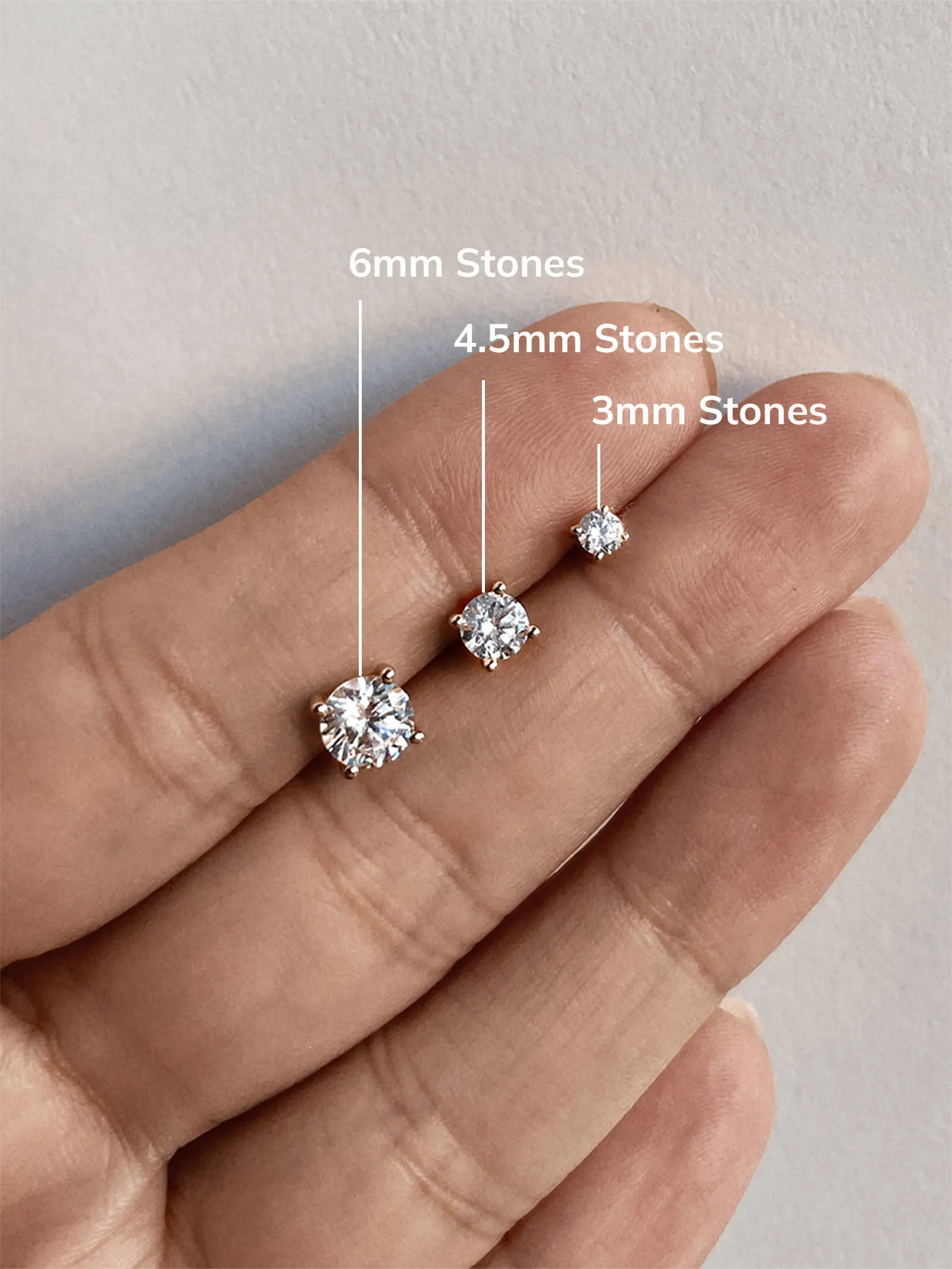 Debra 18K Gold Earrings - 4.5MM Debra Earring sold by BaubleBar product image thumbnail 3