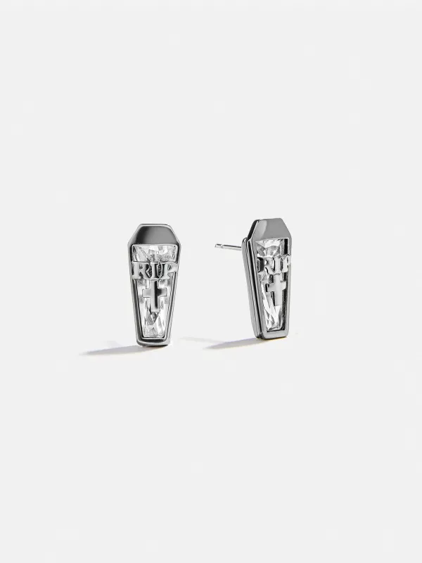 Coffin Stud Earrings - Coffin sold by BaubleBar