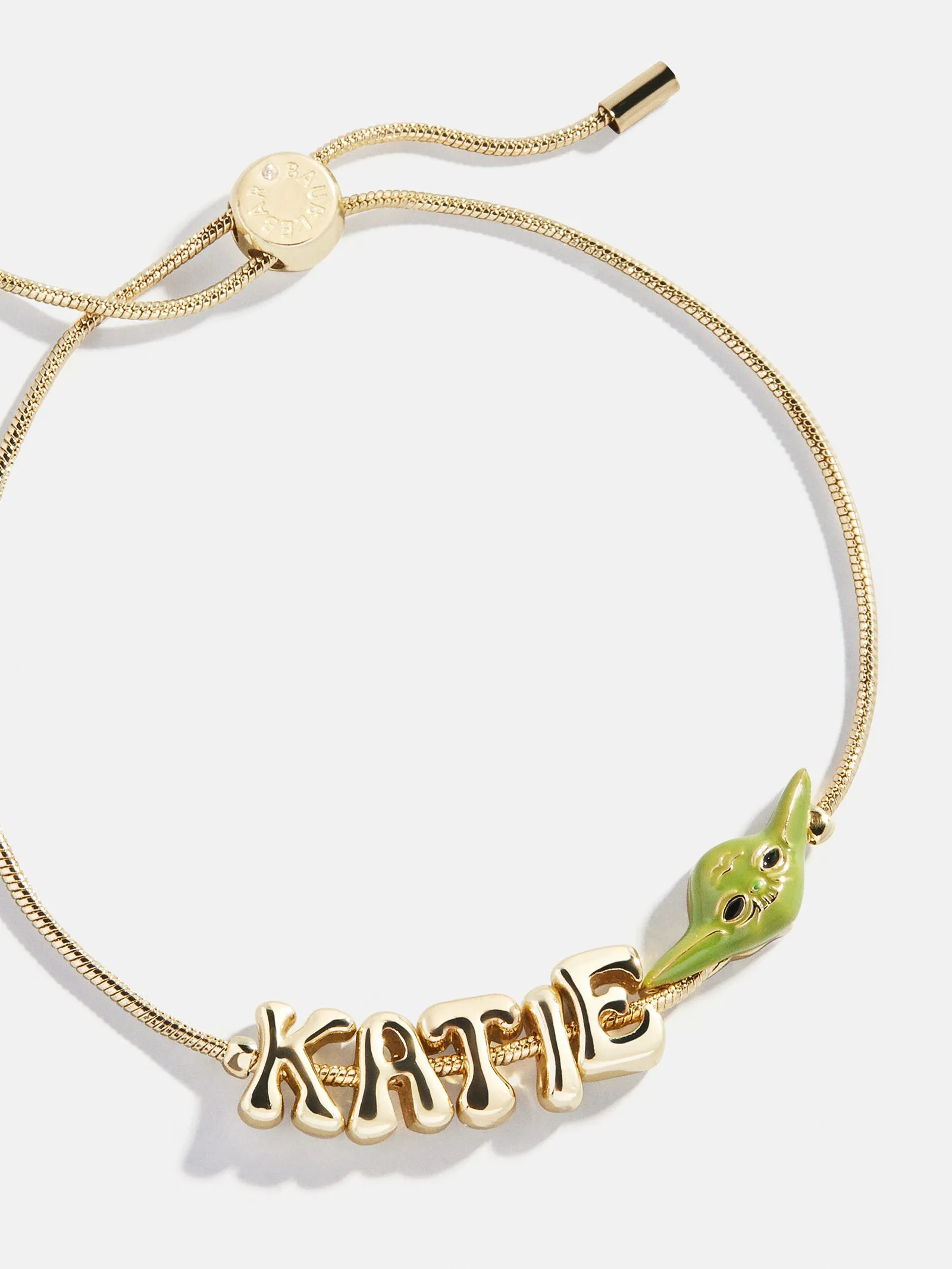 STAR WARS™ Yoda™ Bubble Slider Custom Bracelet - Yoda sold by BaubleBar