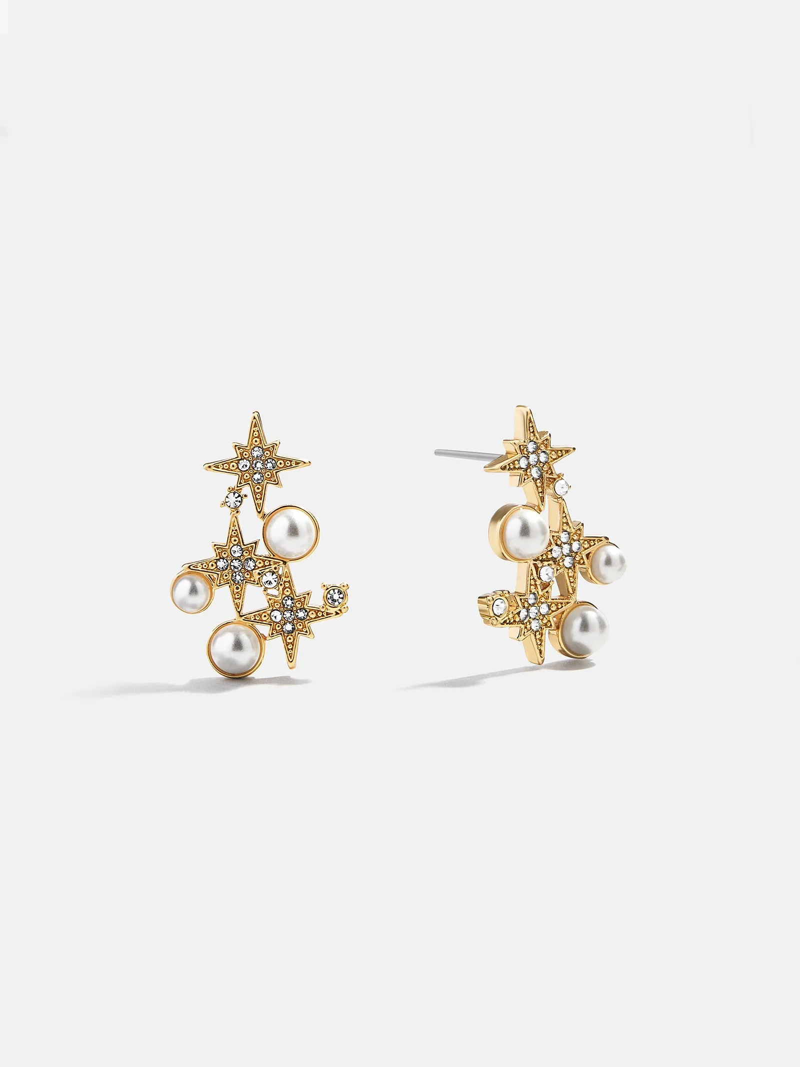 Nora Crystal Earrings - Gold/Pavé sold by BaubleBar