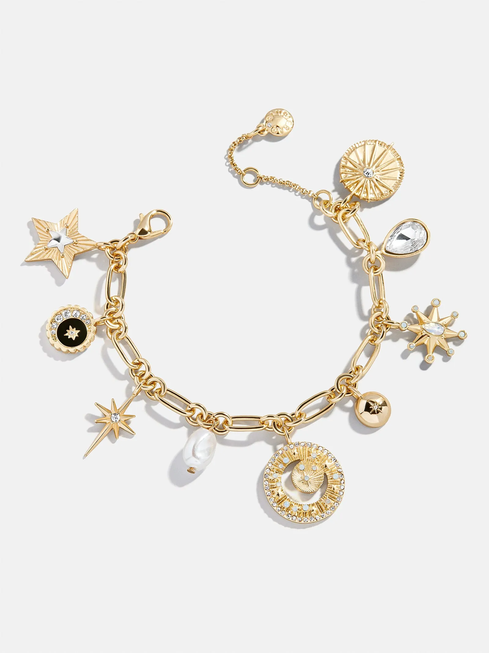 Star Power Celestial Charm Bracelet - Gold/Pavé sold by BaubleBar product image thumbnail 3