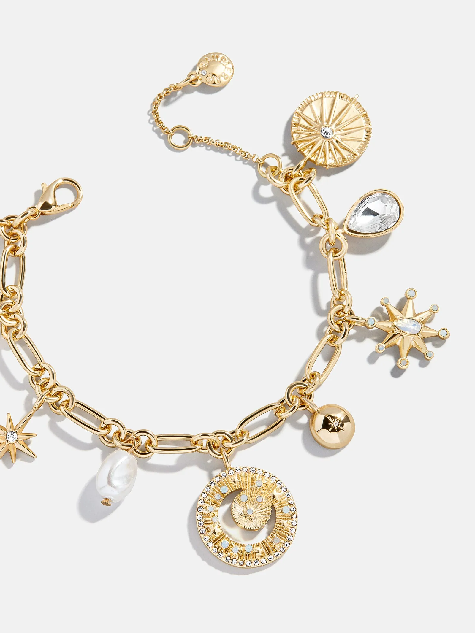 Star Power Celestial Charm Bracelet - Gold/Pavé sold by BaubleBar