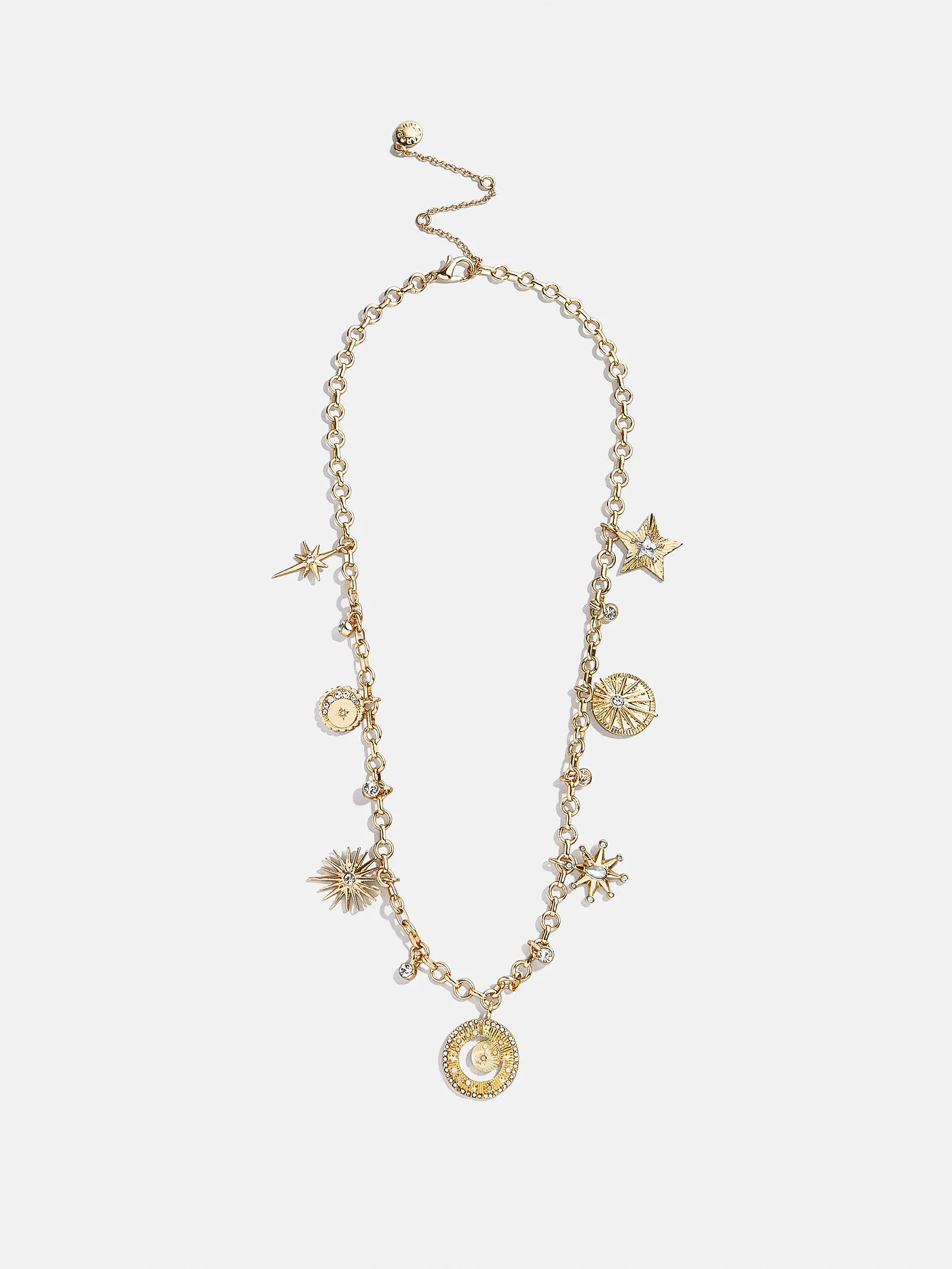 Star Power Celestial Charm Necklace - Gold/Pavé sold by BaubleBar product image thumbnail 3