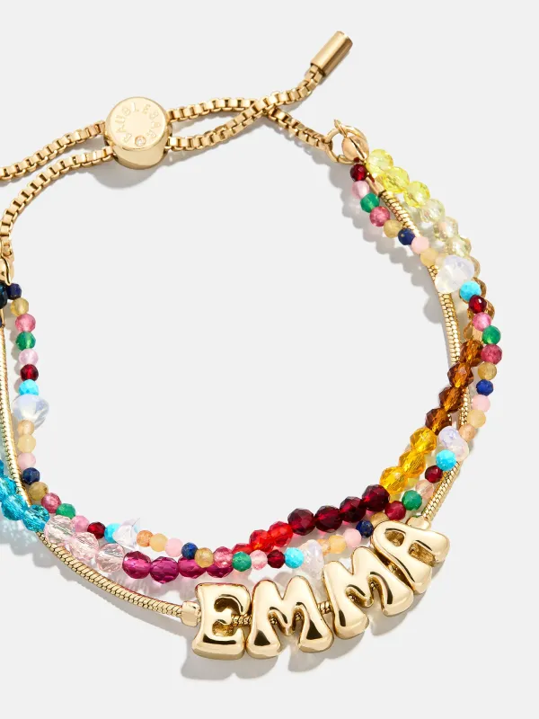 Rowan Semi-Precious Custom Layered Bracelet - Lisbon sold by BaubleBar