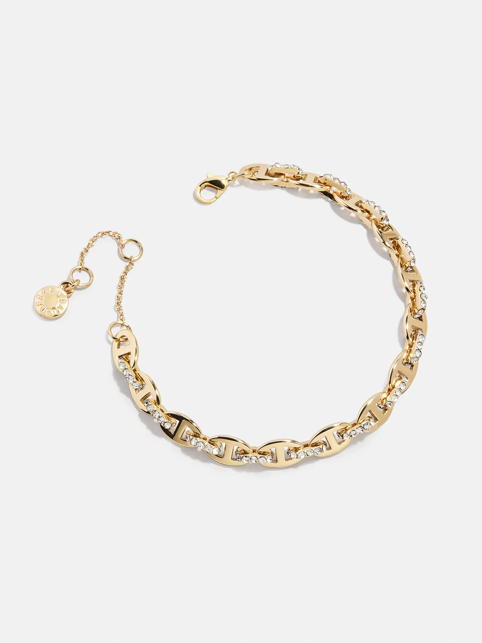 Thalia Mariner Chain Bracelet - Gold/Pavé sold by BaubleBar product image thumbnail 3