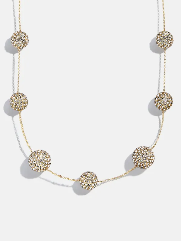 Blair Pearl Necklace - Gold/Pavé sold by BaubleBar