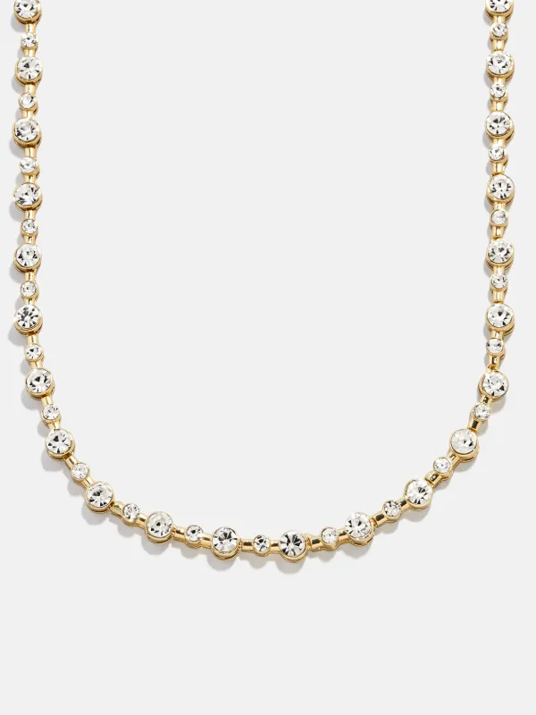Jolie Tennis Necklace - Gold/Pavé sold by BaubleBar