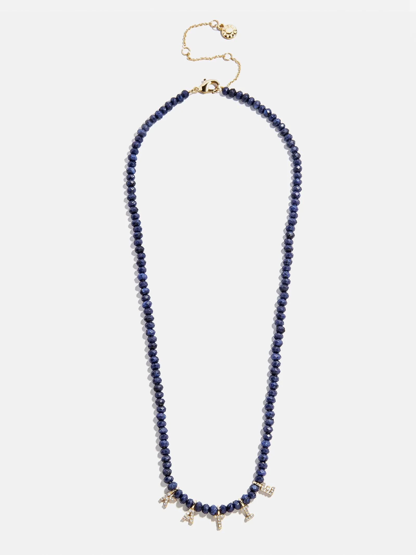Mini Semi-Precious Custom Necklace - Lapis sold by BaubleBar product image thumbnail 3