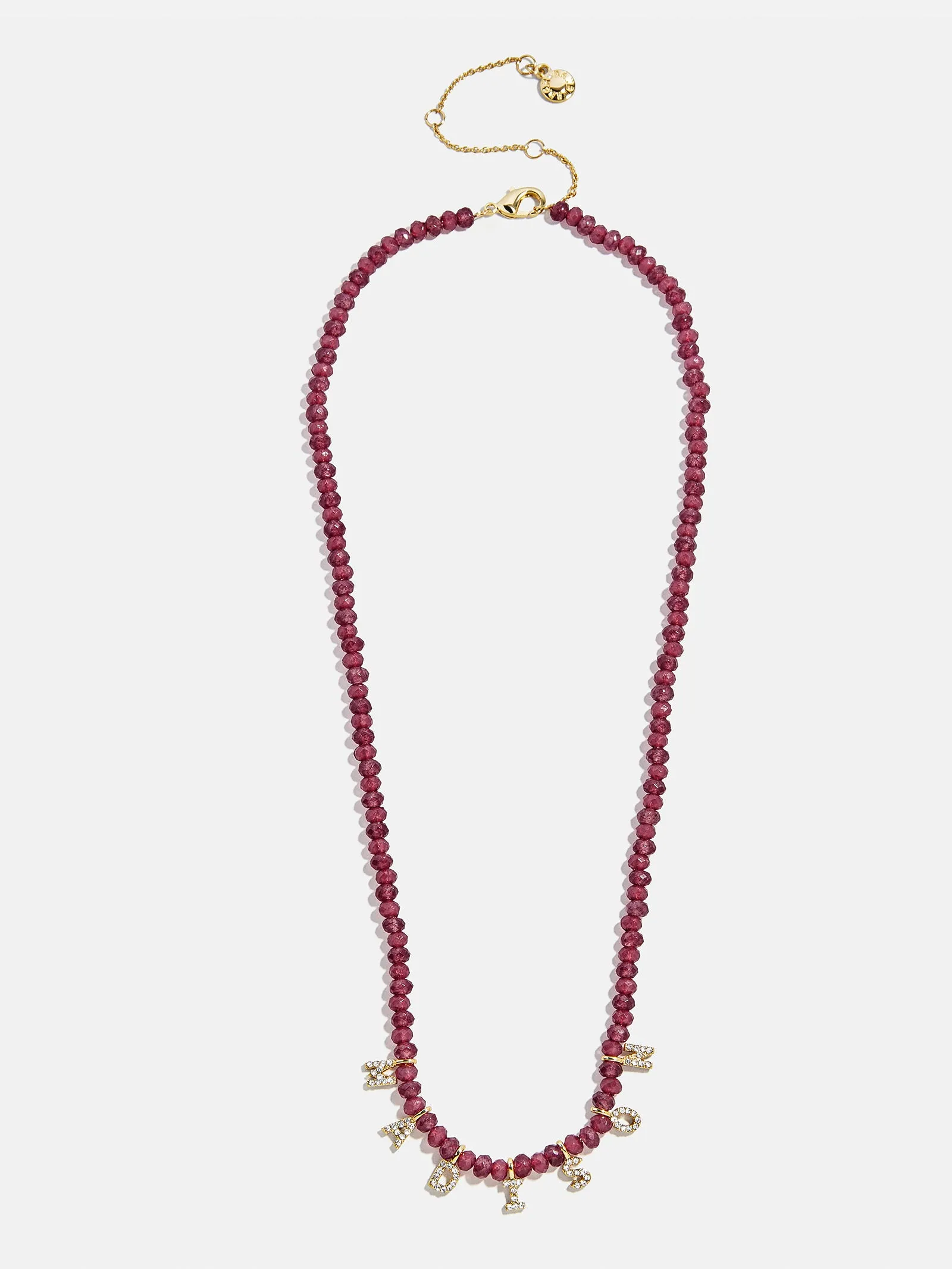 Mini Semi-Precious Custom Necklace - Red Jasper sold by BaubleBar product image thumbnail 3