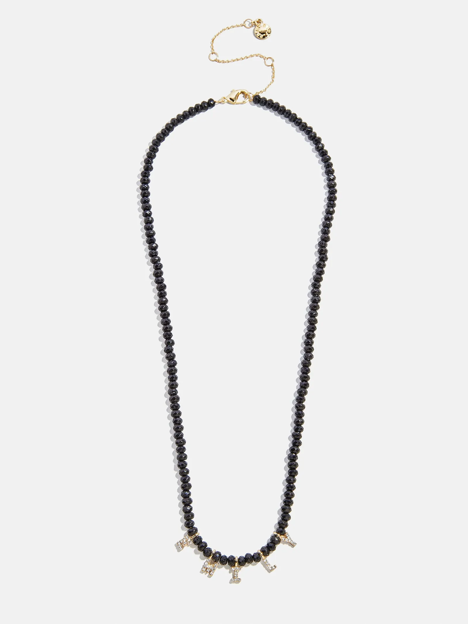 Mini Semi-Precious Custom Necklace - Onyx sold by BaubleBar product image thumbnail 3