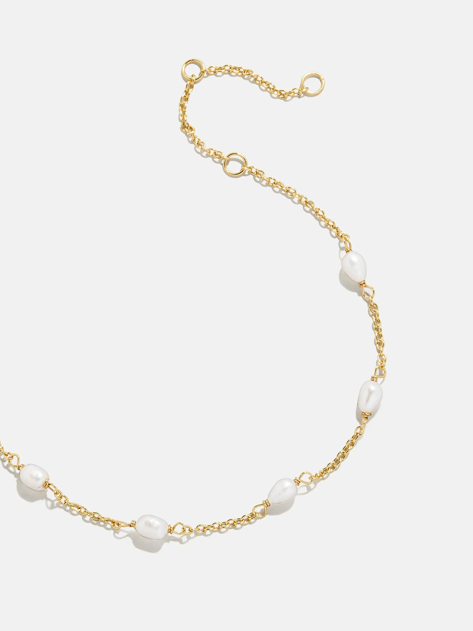 Yasmine 18K Gold Pearl Bracelet - Gold/Pearl sold by BaubleBar