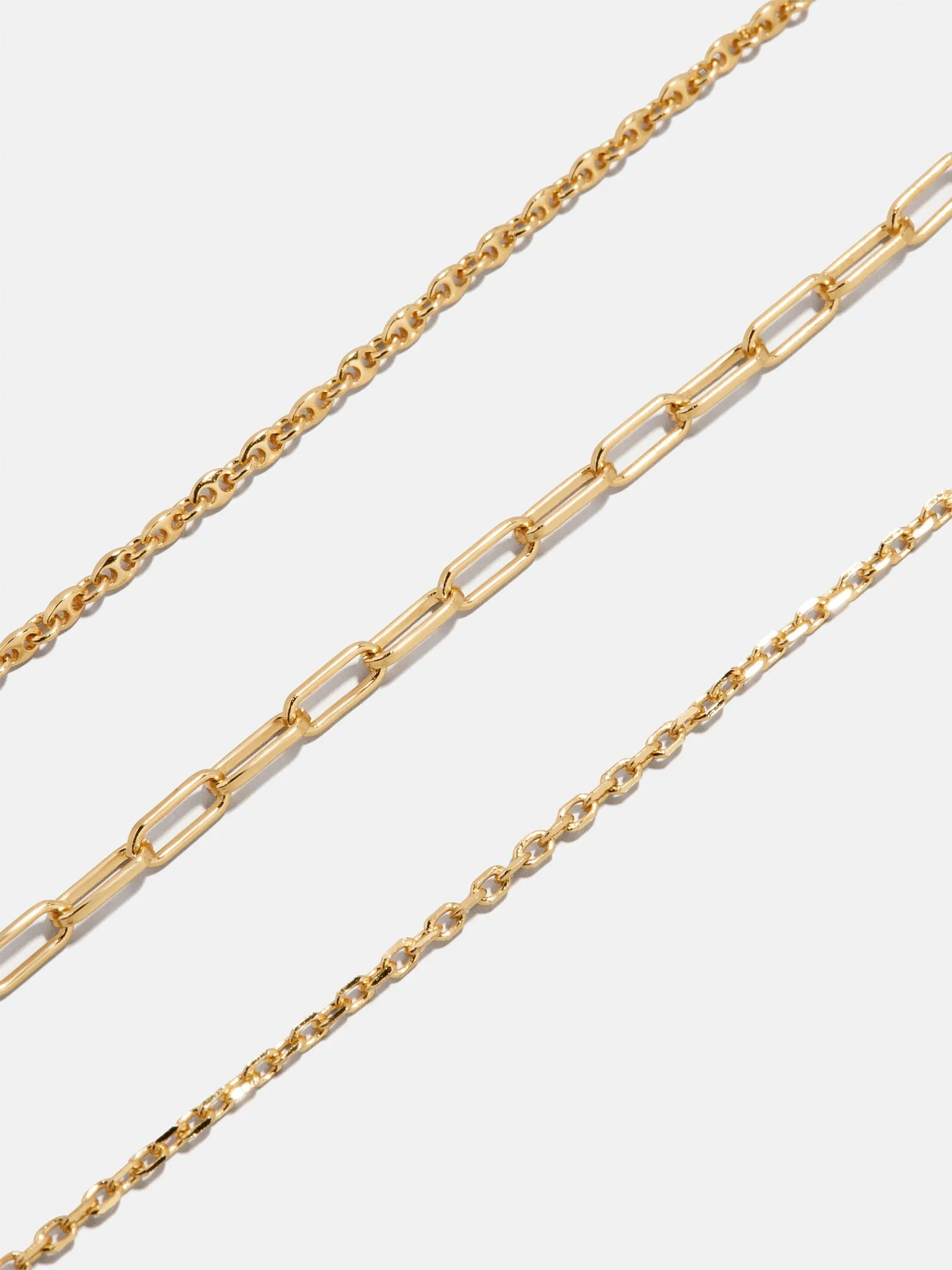 Ana 18K Gold Layered Bracelet - Gold/Pavé sold by BaubleBar product image thumbnail 3