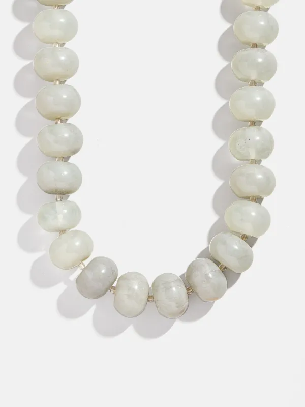 Joan Semi-Precious Necklace - Gray Quartz sold by BaubleBar