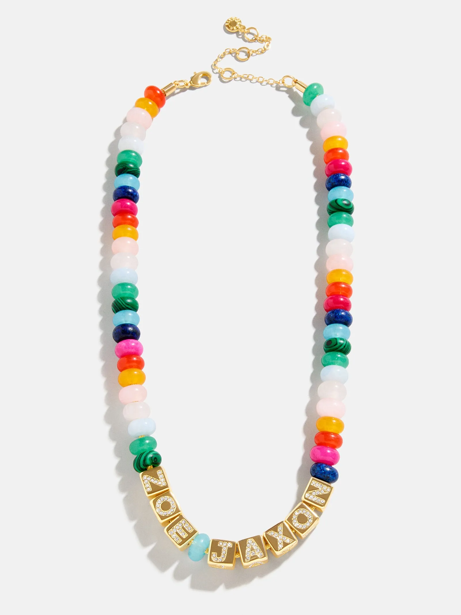 Block Letter Beaded Custom Necklace - Multi sold by BaubleBar product image thumbnail 3
