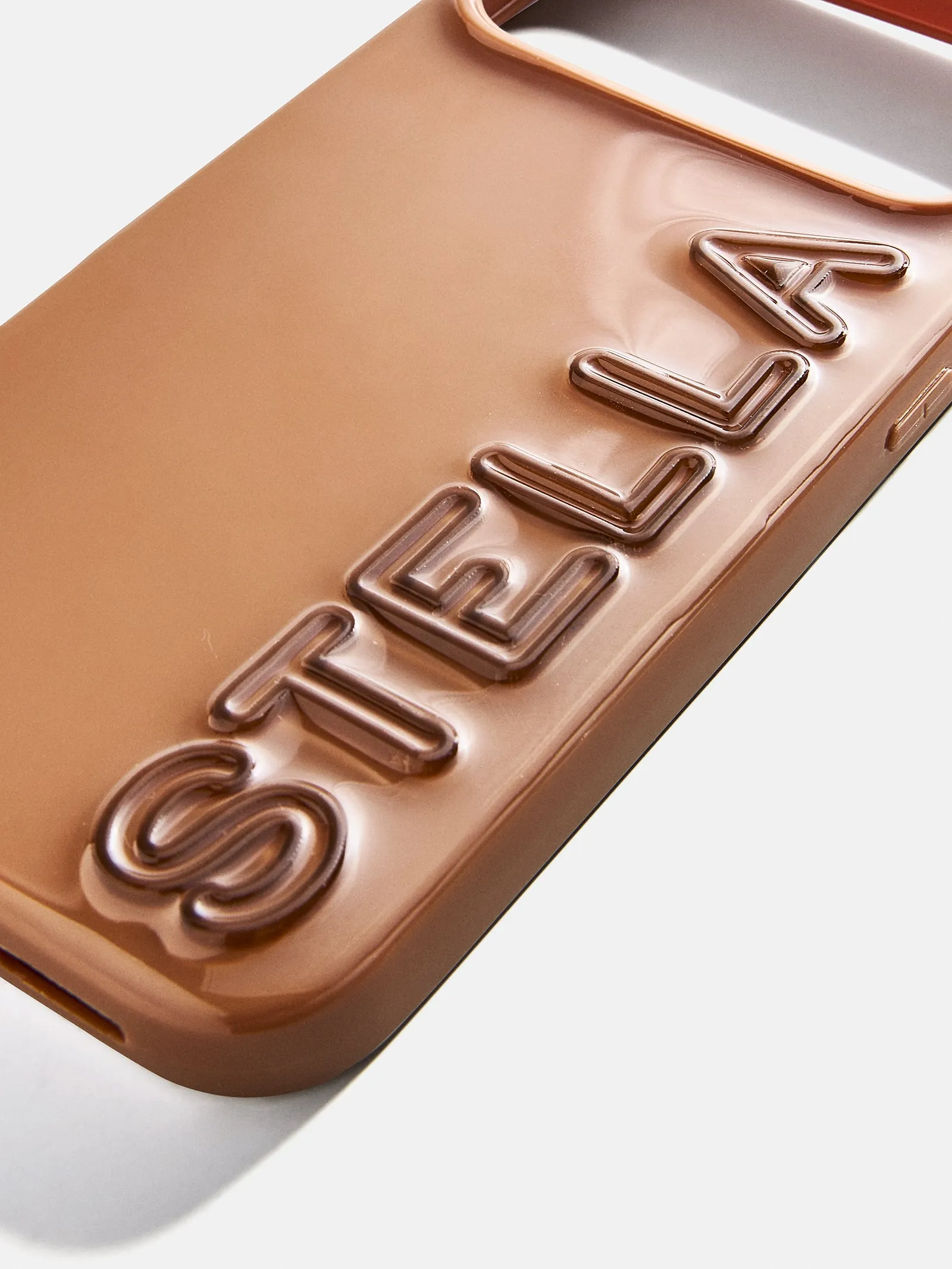 Fine Line Custom iPhone Case - Brown/Dark Brown sold by BaubleBar product image thumbnail 2