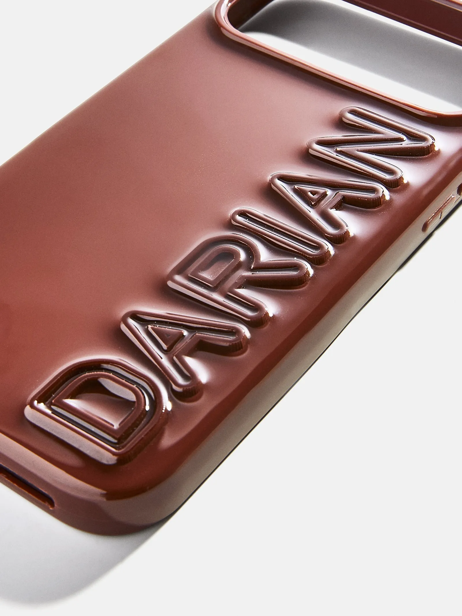 Fine Line Custom iPhone Case - Dark Brown/Dark Brown sold by BaubleBar product image thumbnail 2