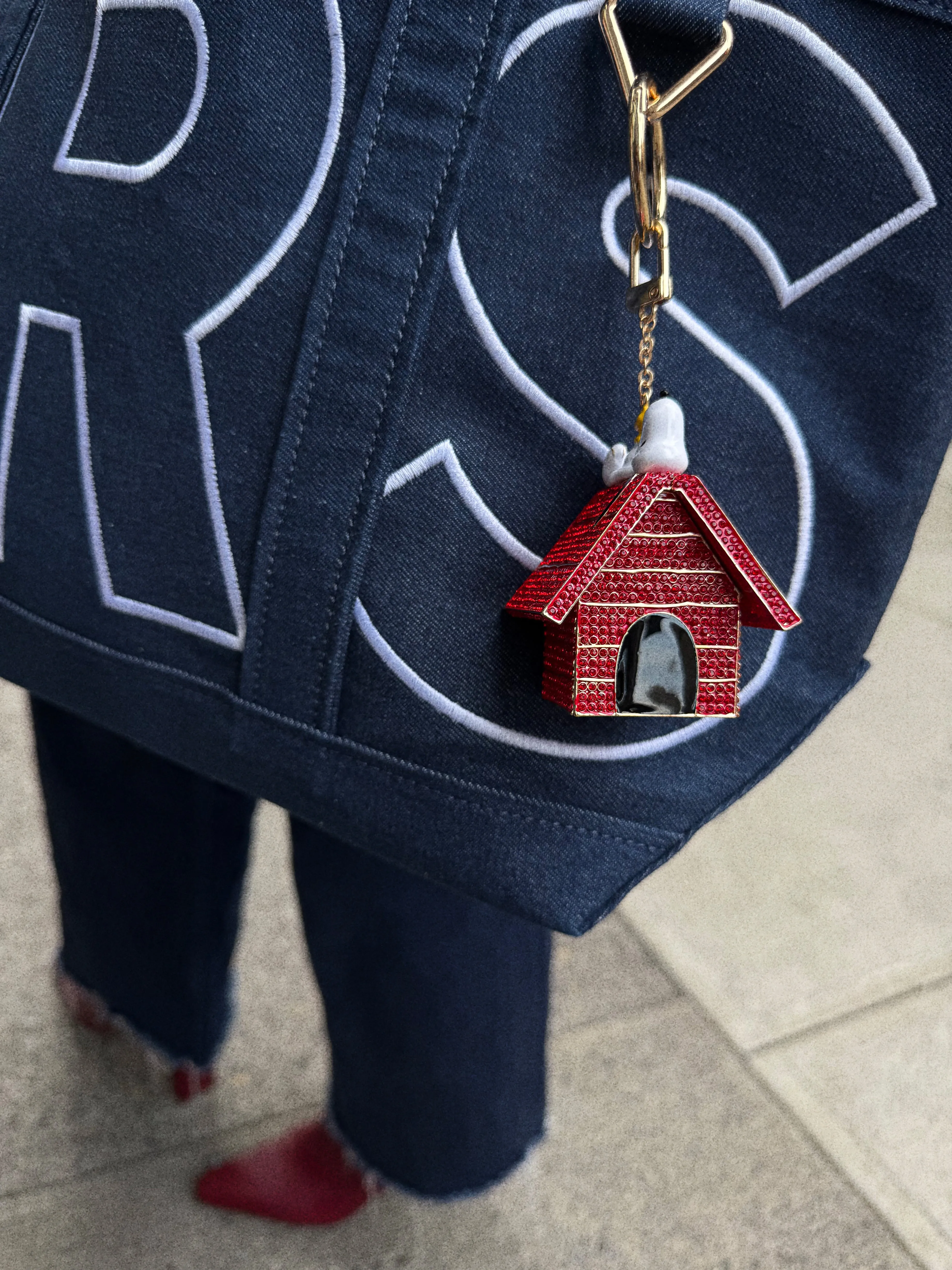 Peanuts Snoopy Doghouse Bag Charm - Snoopy & Woodstock sold by BaubleBar product image thumbnail 2