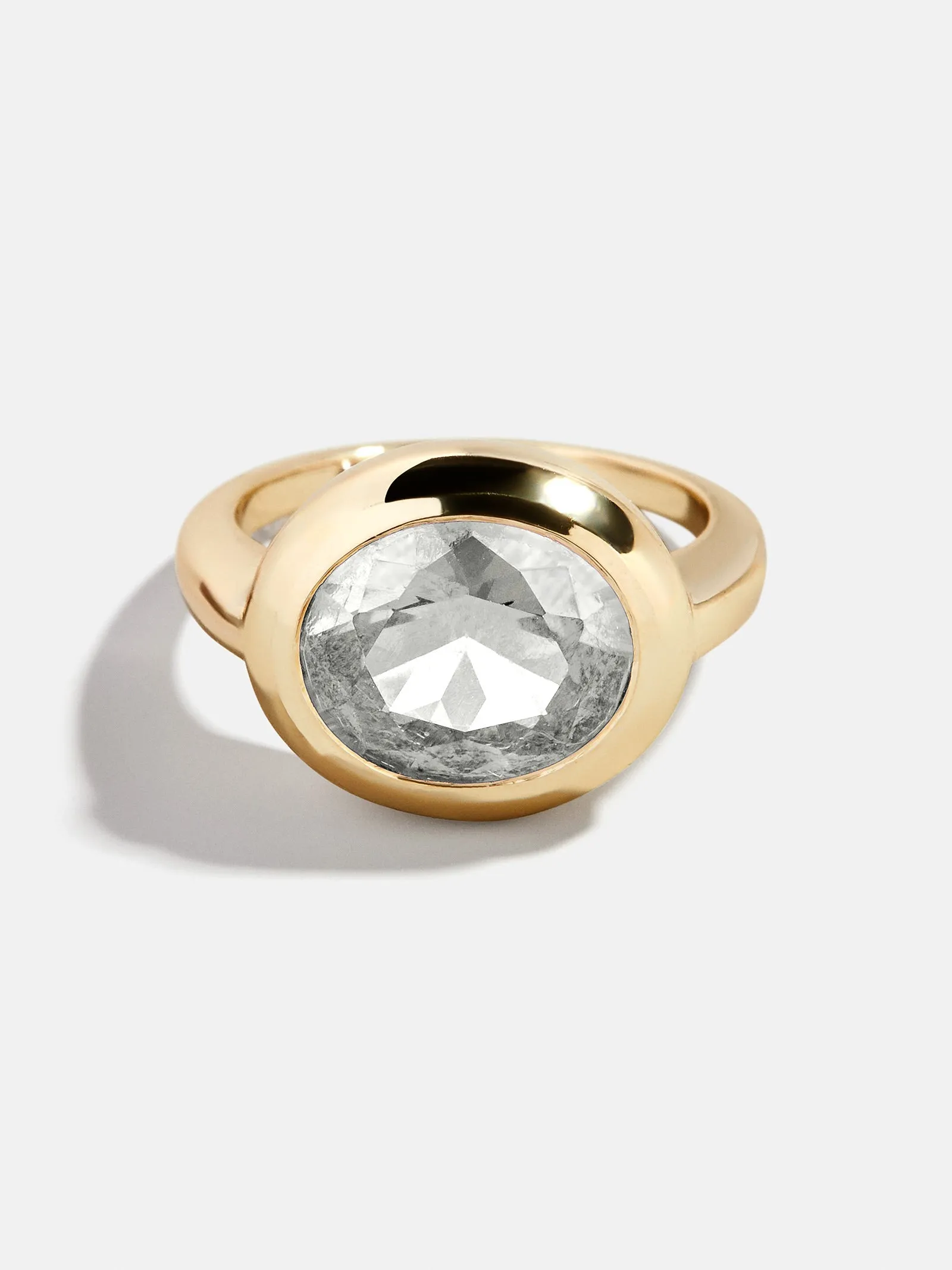 Gold Cubic Zirconia Custom Birthstone Ring - Crystal sold by BaubleBar product image thumbnail 3