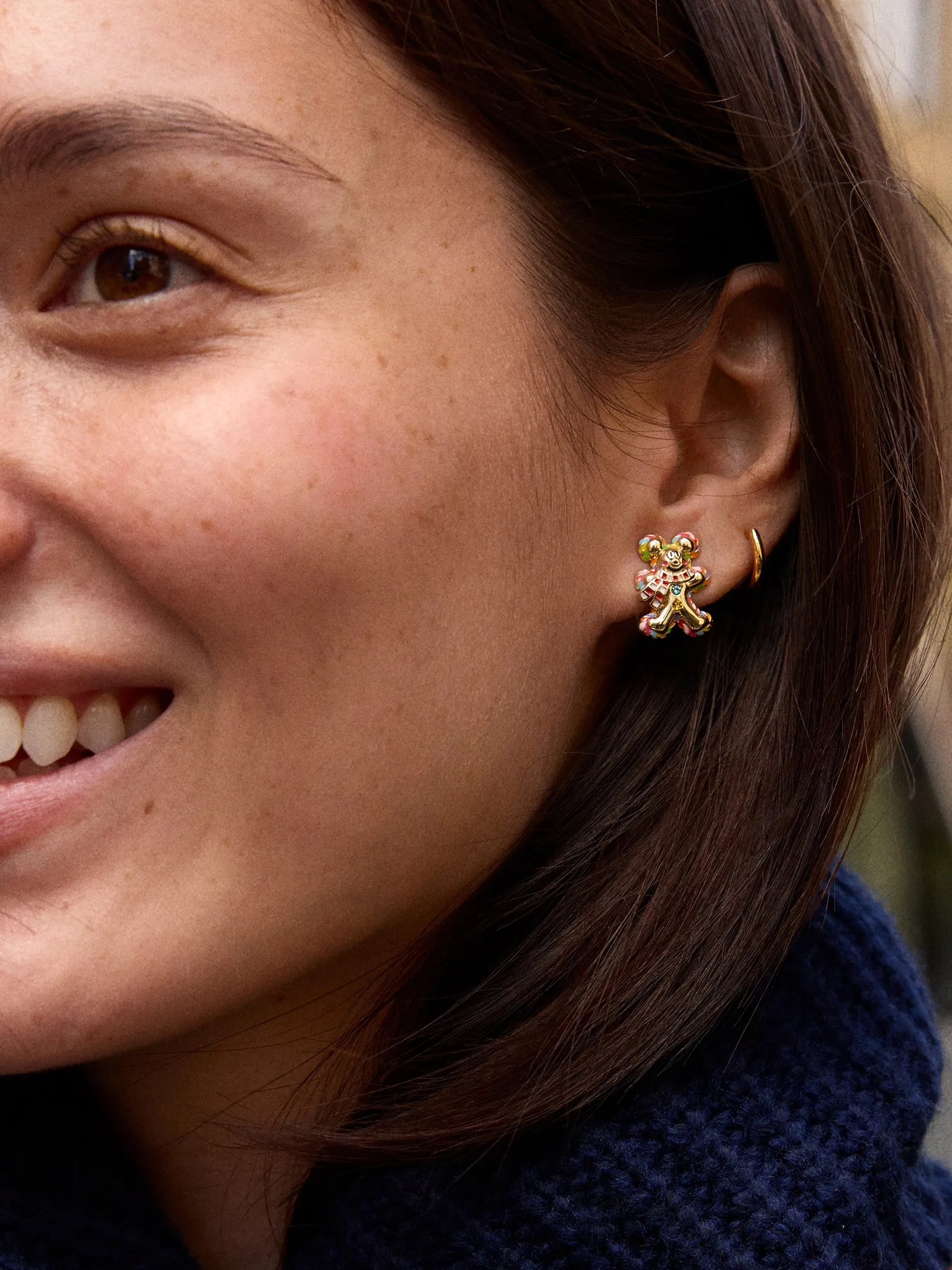 Disney Mickey Mouse Gingerbread Earrings - Gingerbread Man sold by BaubleBar product image thumbnail 2