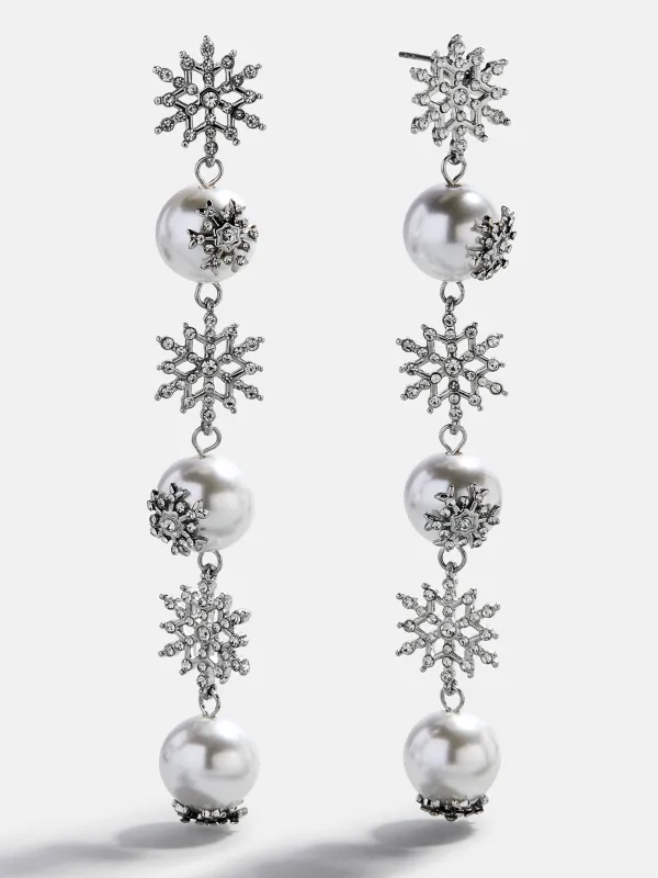 Snow And Behold Drop Earrings - Snowflake sold by BaubleBar