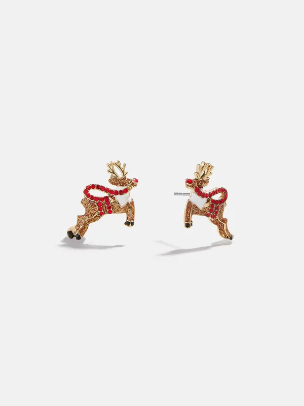 Skybound Reindeer Earrings - Reindeer sold by BaubleBar