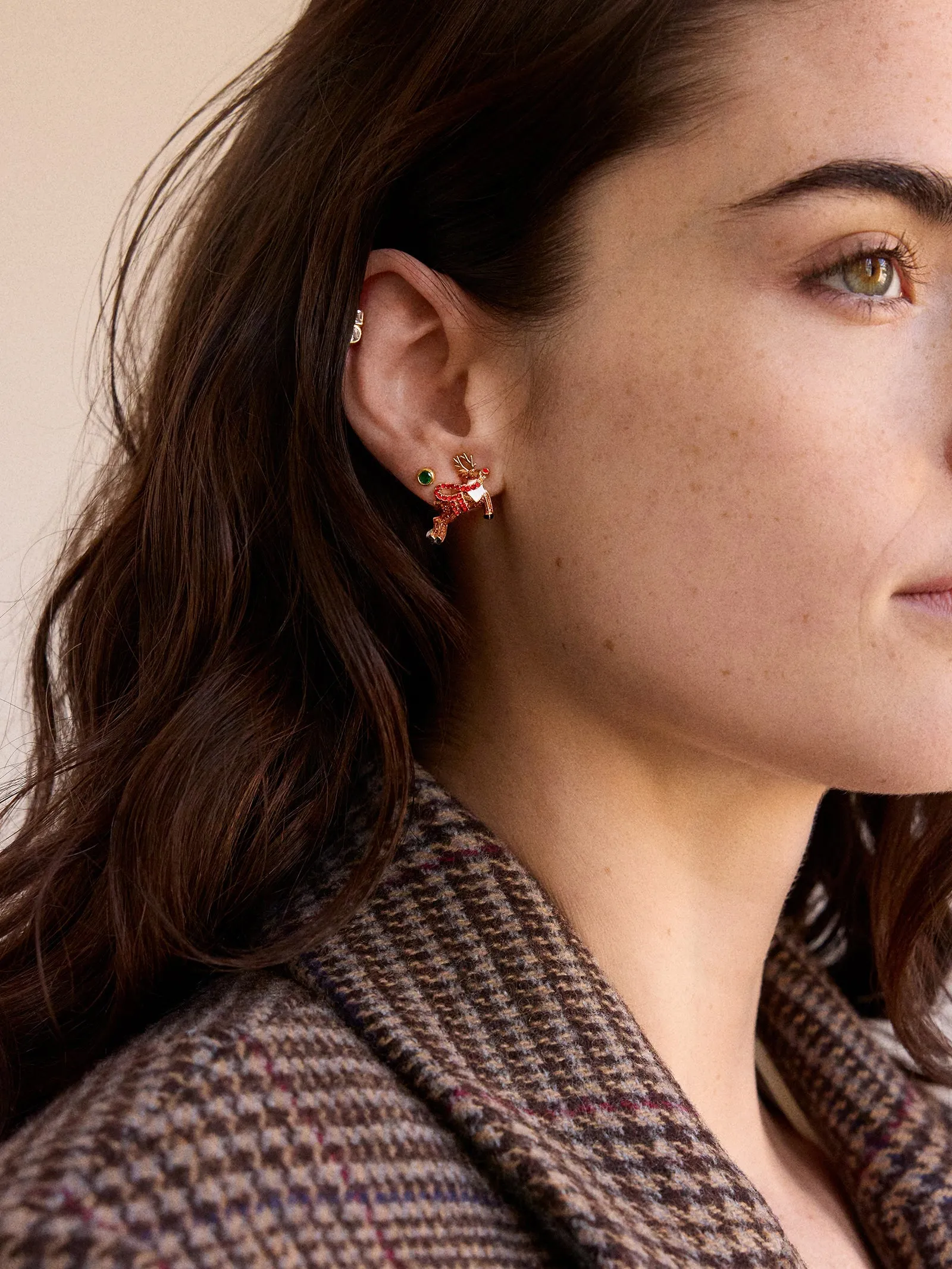 Skybound Reindeer Earrings - Reindeer sold by BaubleBar product image thumbnail 2