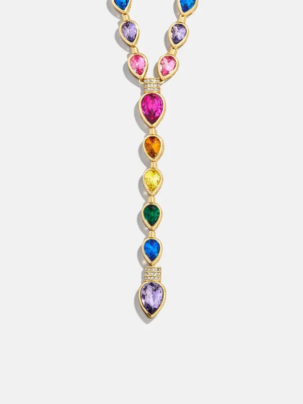Glow With It Lariat Necklace - Multi sold by BaubleBar