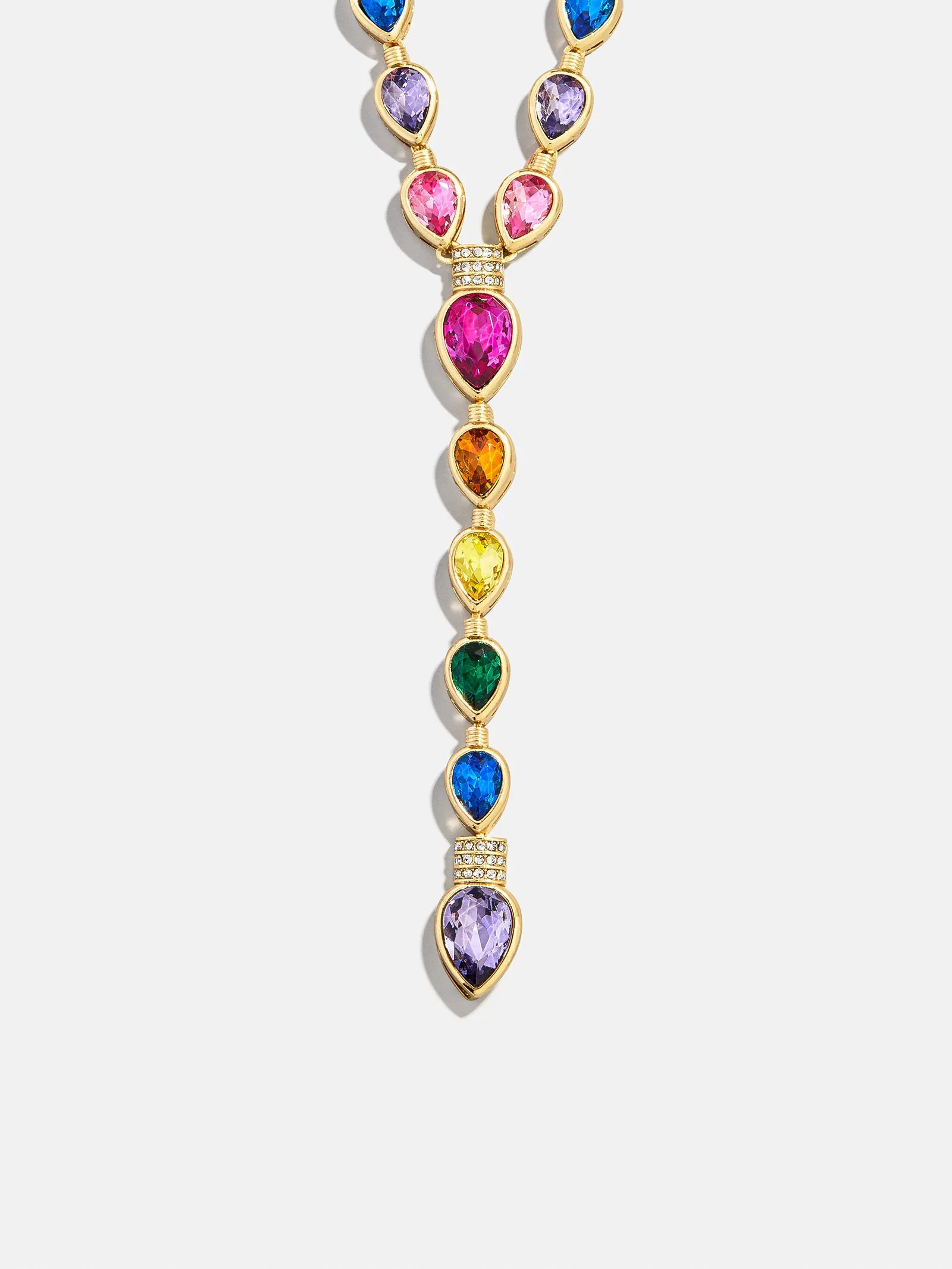 Glow With It Lariat Necklace - Multi sold by BaubleBar