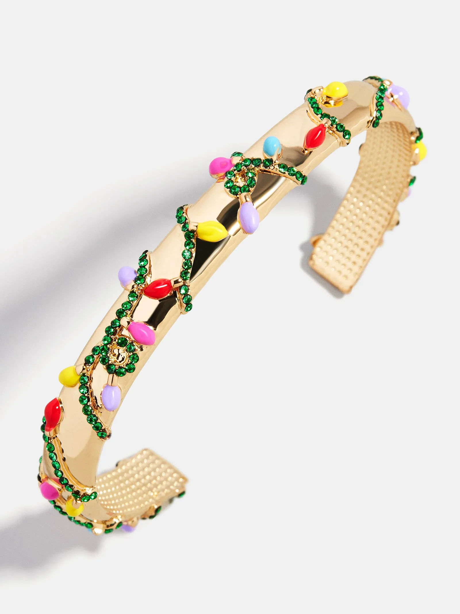 That’s Watts Up Cuff Bracelet - Gold/Multi sold by BaubleBar