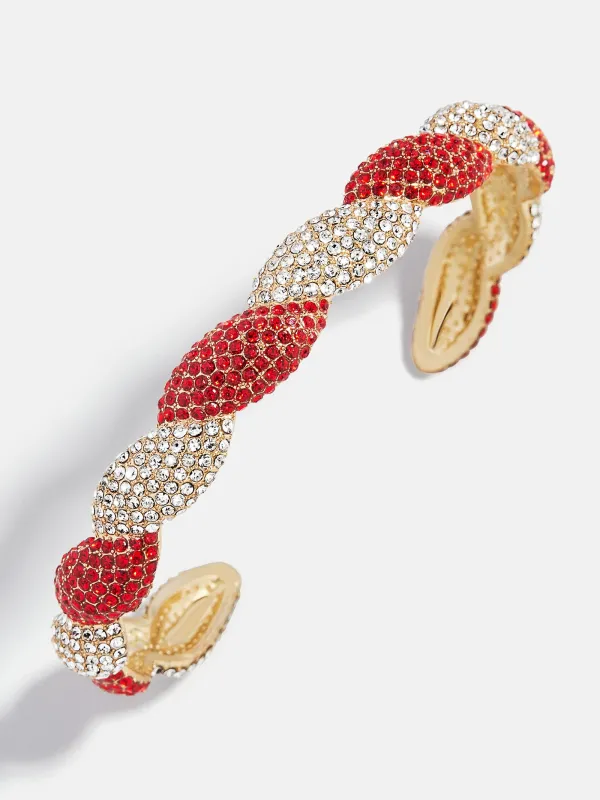 Mint Condition Cuff Bracelet - Red/White sold by BaubleBar