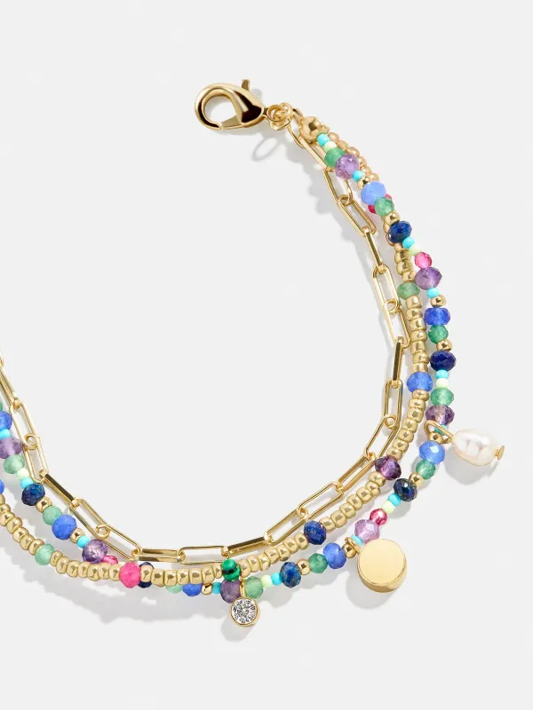 Rowan Semi-Precious Layered Bracelet - Positano sold by BaubleBar
