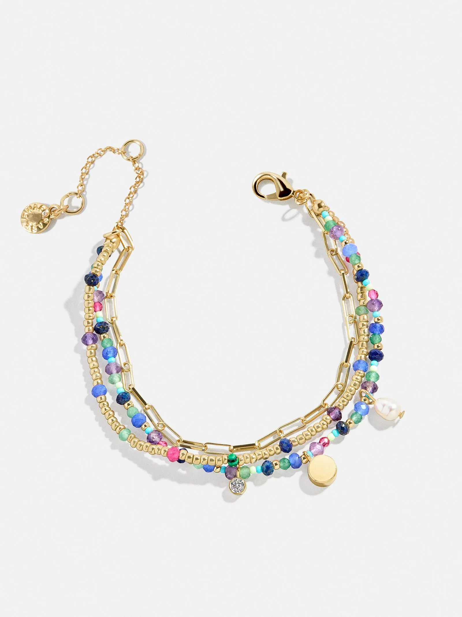 Rowan Semi-Precious Layered Bracelet - Positano sold by BaubleBar product image thumbnail 3