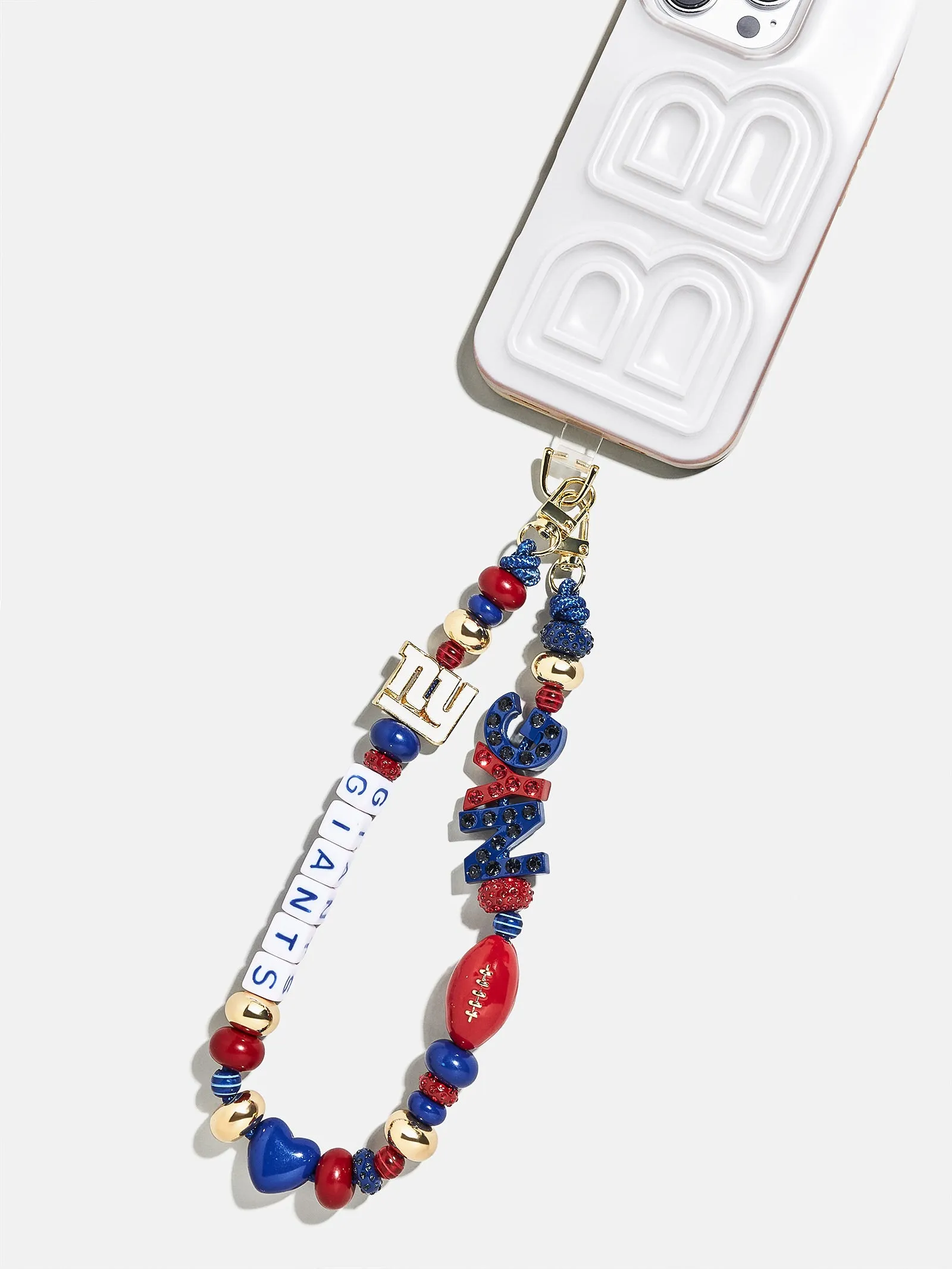 NFL Beaded Phone Charm - New York Giants sold by BaubleBar product image thumbnail 3