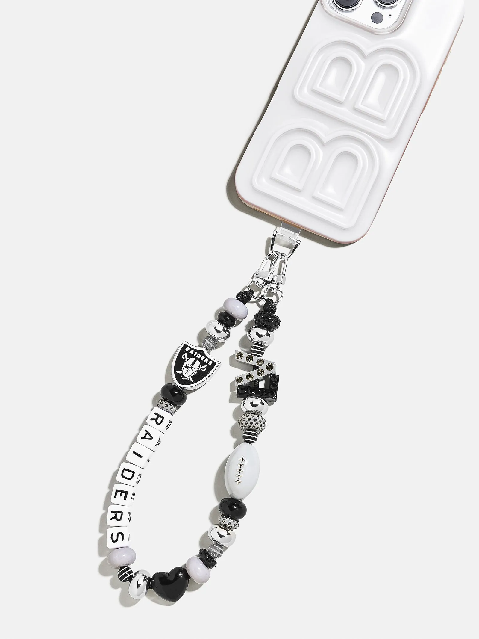 NFL Beaded Phone Charm - Las Vegas Raiders sold by BaubleBar product image thumbnail 3