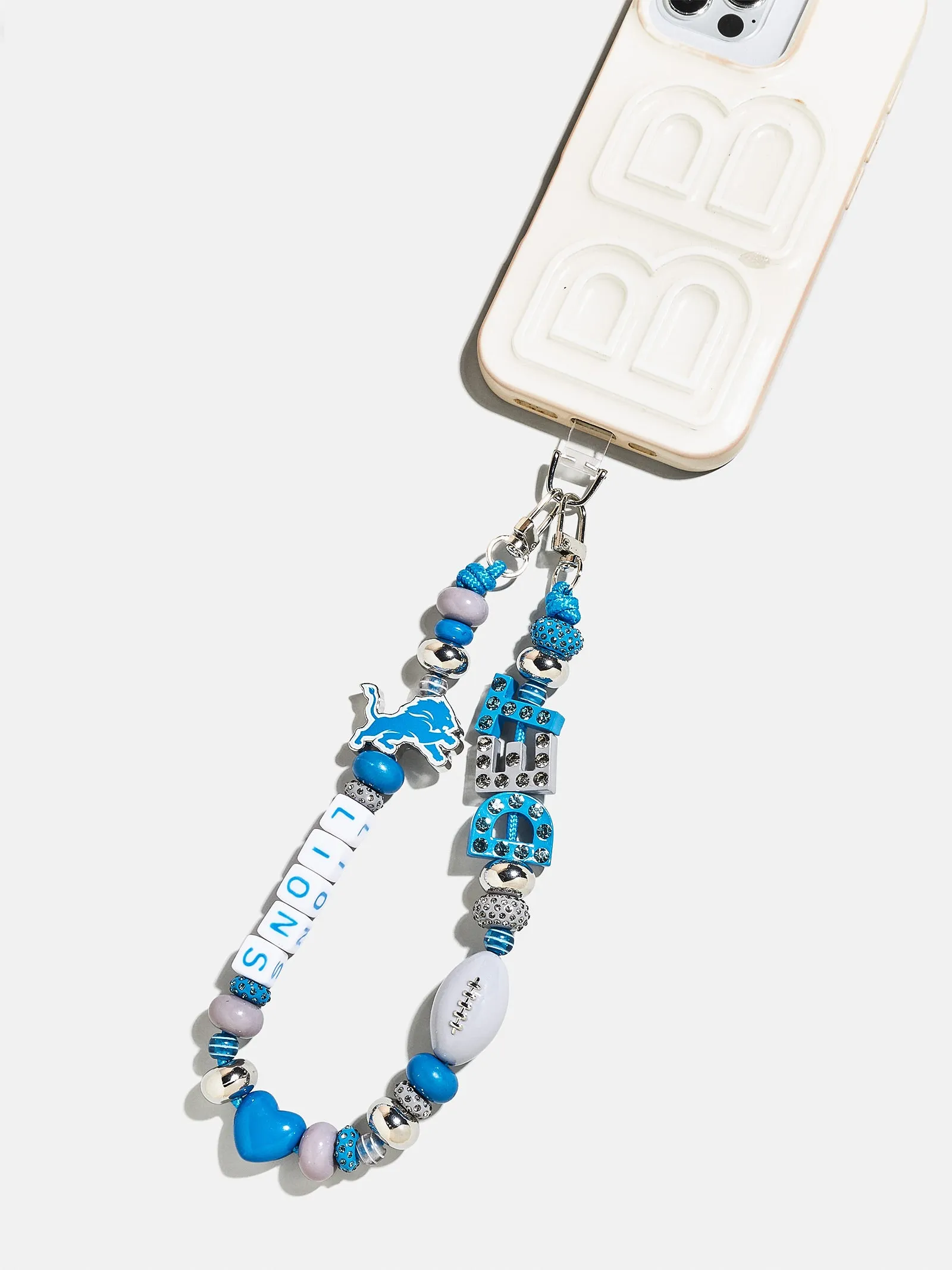 NFL Beaded Phone Charm - Detroit Lions sold by BaubleBar product image thumbnail 3