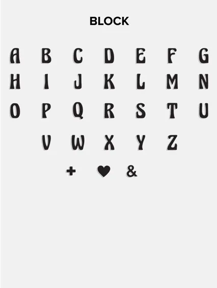 Groovy Letter Custom Hinge Bangle - Gold/Pavé sold by BaubleBar product image thumbnail 4