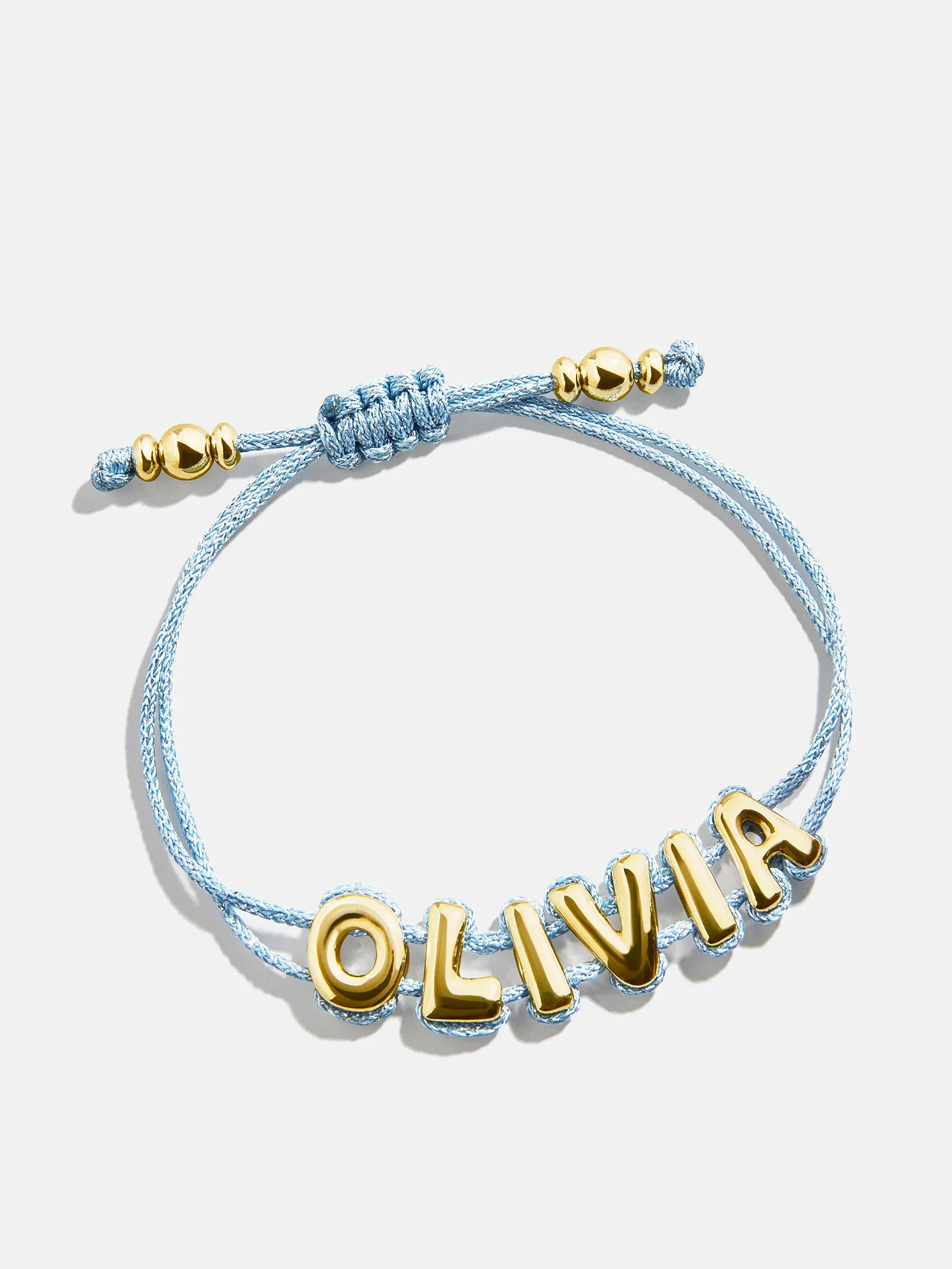 Wrapped Up Bubble Waterproof Custom Cord Bracelet - Blue sold by BaubleBar product image thumbnail 2