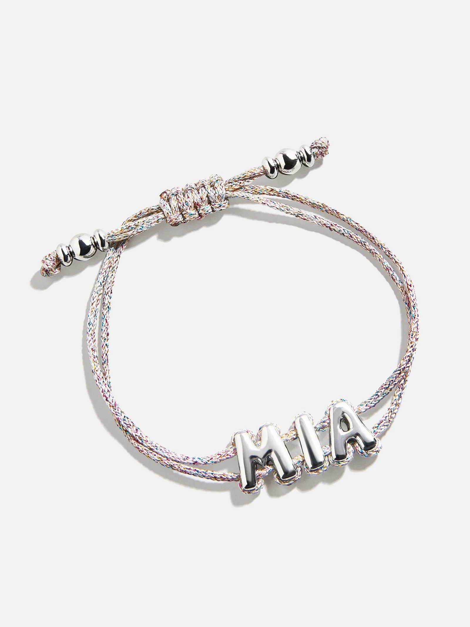 Wrapped Up Bubble Waterproof Custom Metallic Cord Bracelet - Multi sold by BaubleBar product image thumbnail 4