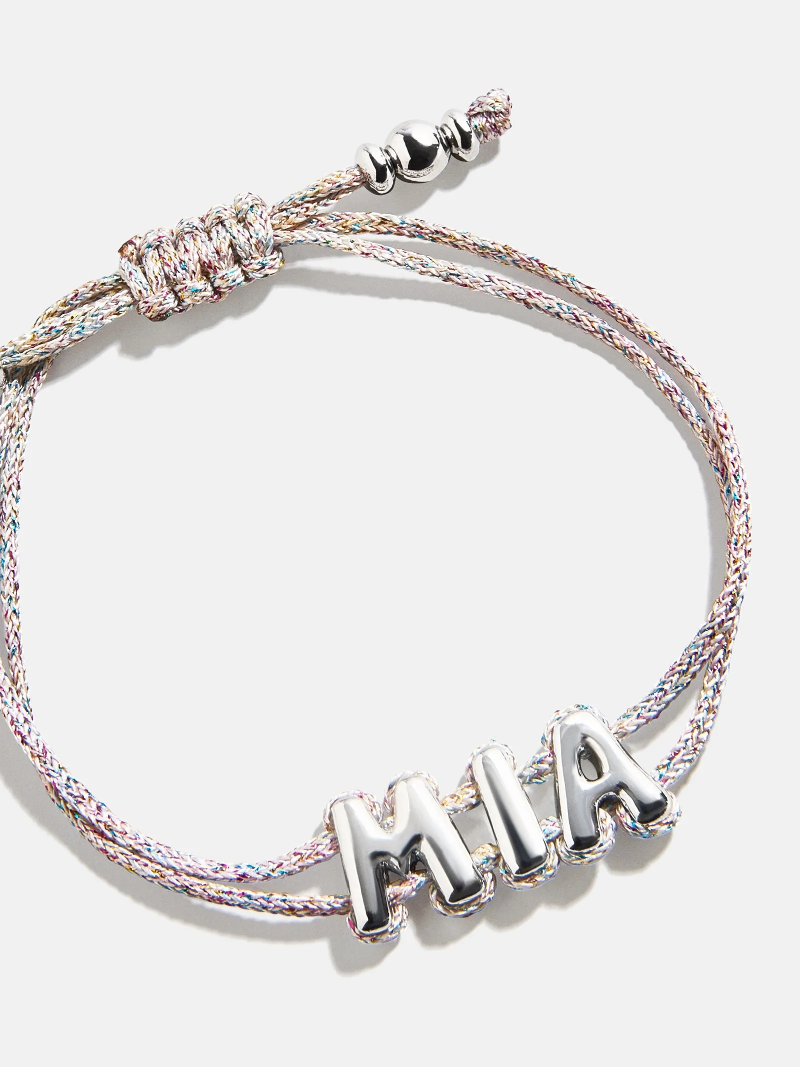 Wrapped Up Bubble Waterproof Custom Metallic Cord Bracelet - Multi sold by BaubleBar product image thumbnail 3