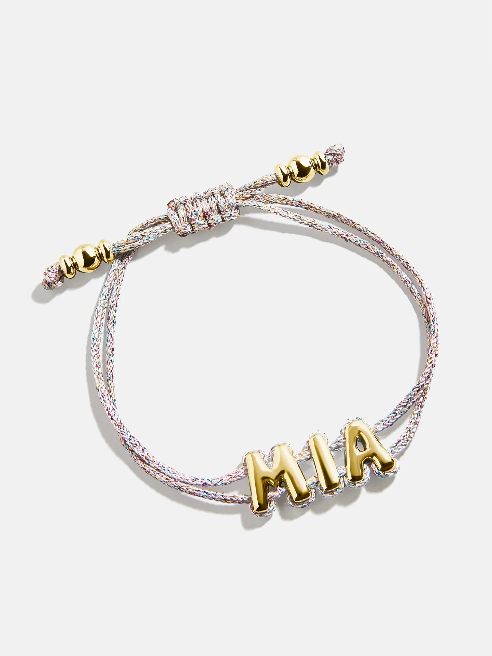 Wrapped Up Bubble Waterproof Custom Metallic Cord Bracelet - Multi sold by BaubleBar product image thumbnail 2