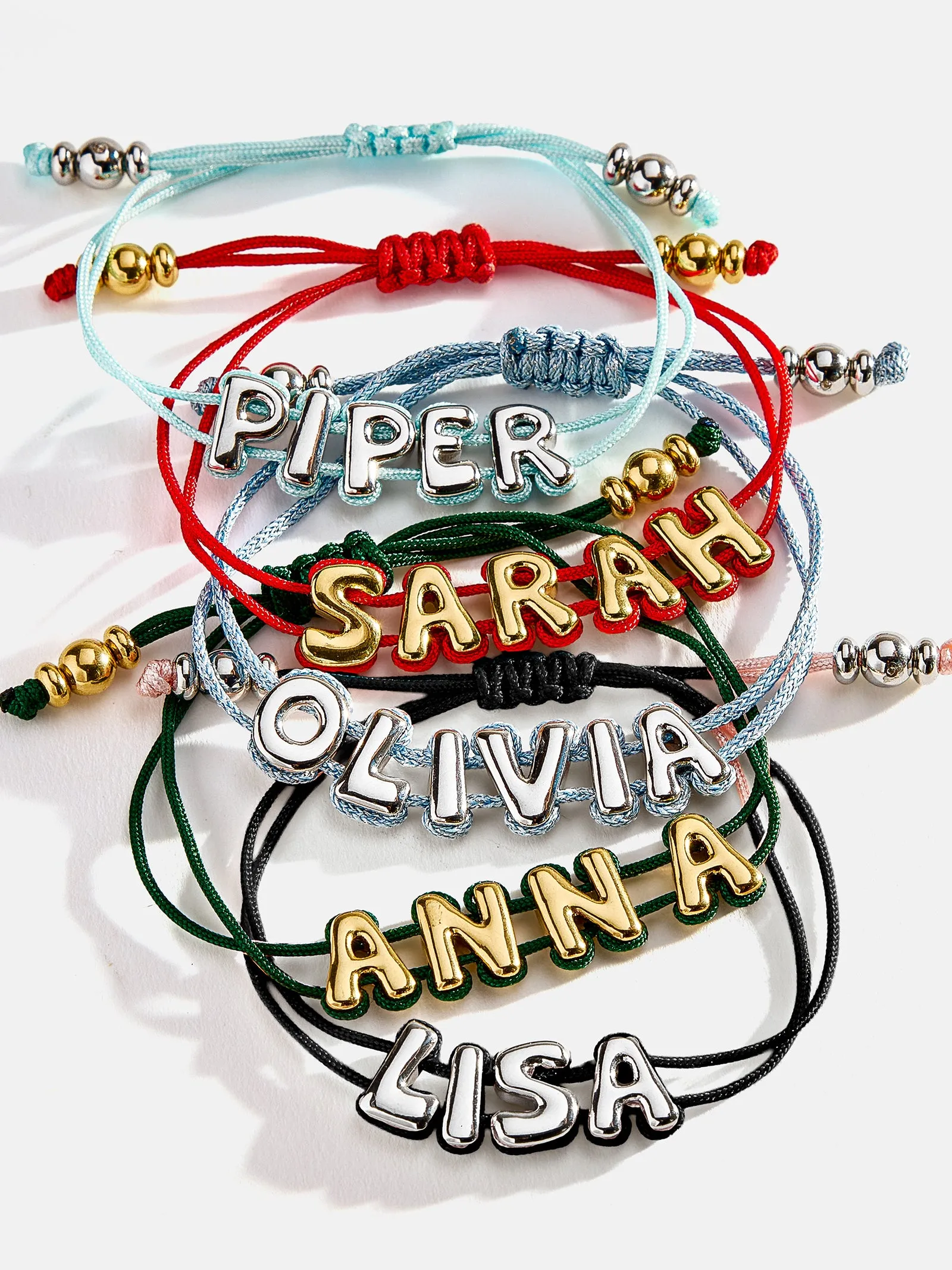 Wrapped Up Bubble Waterproof Custom Cord Bracelet - Turquoise sold by BaubleBar