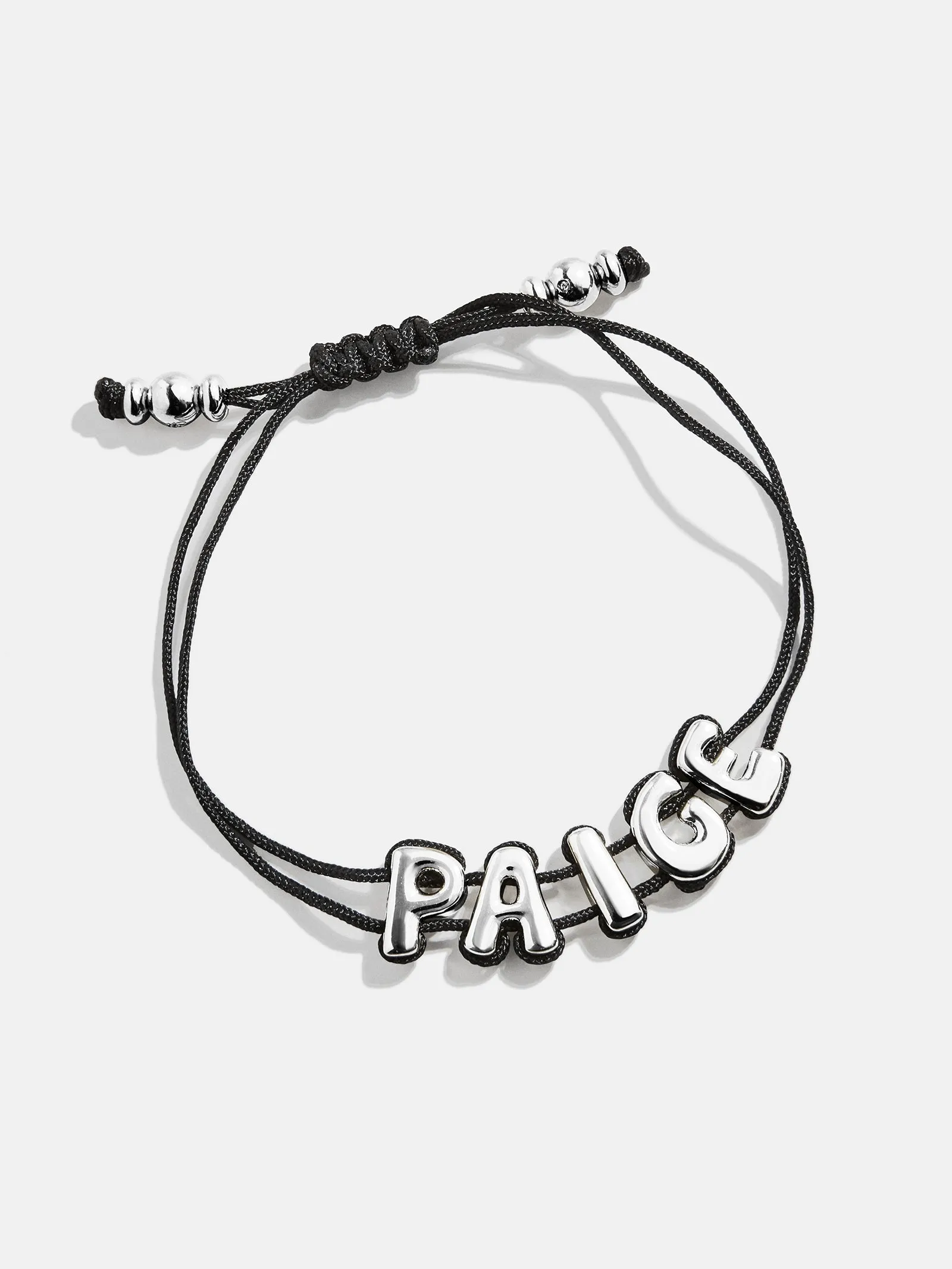 Wrapped Up Bubble Waterproof Custom Cord Bracelet - Black sold by BaubleBar product image thumbnail 4