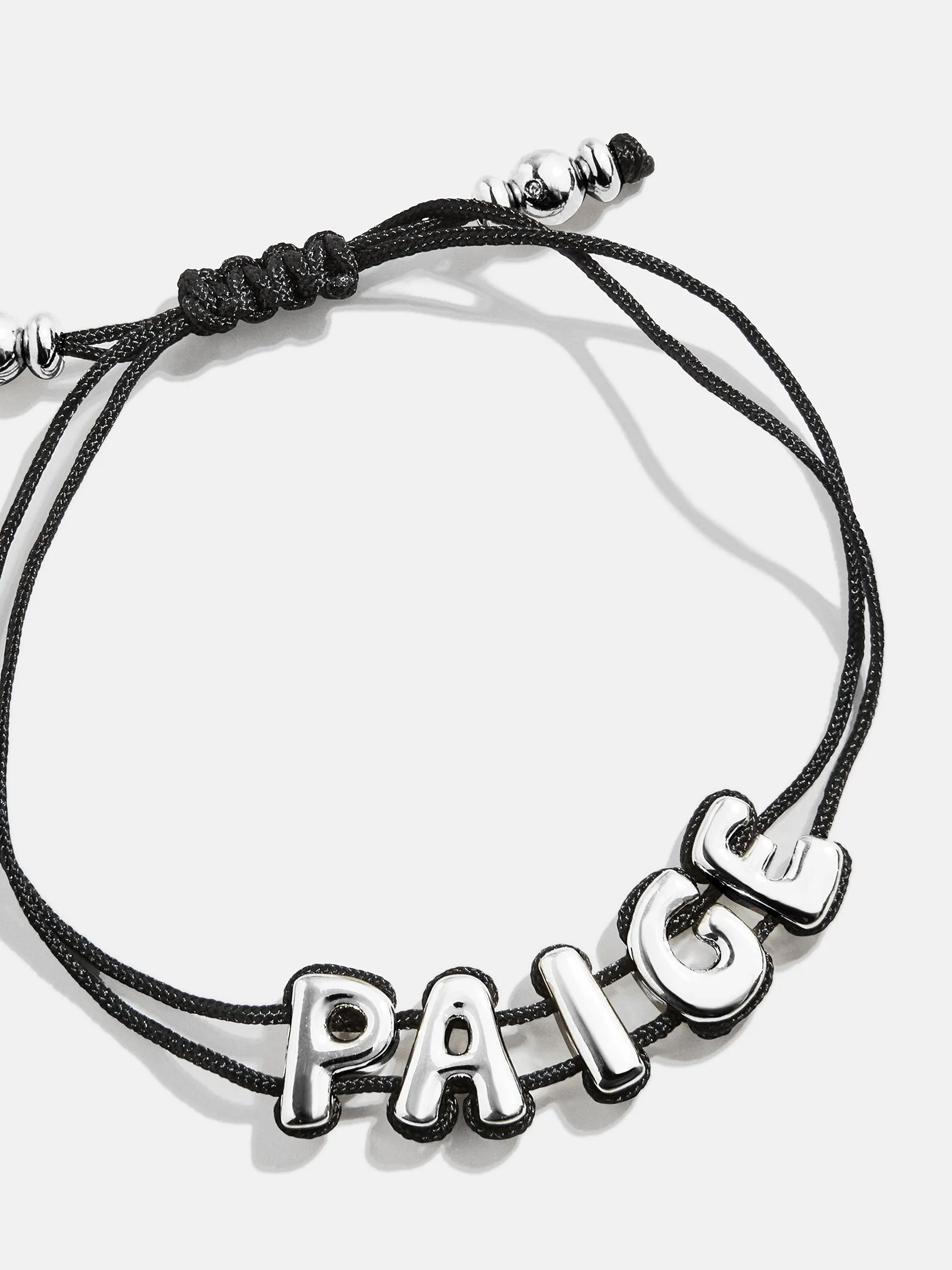 Wrapped Up Bubble Waterproof Custom Cord Bracelet - Black sold by BaubleBar product image thumbnail 3