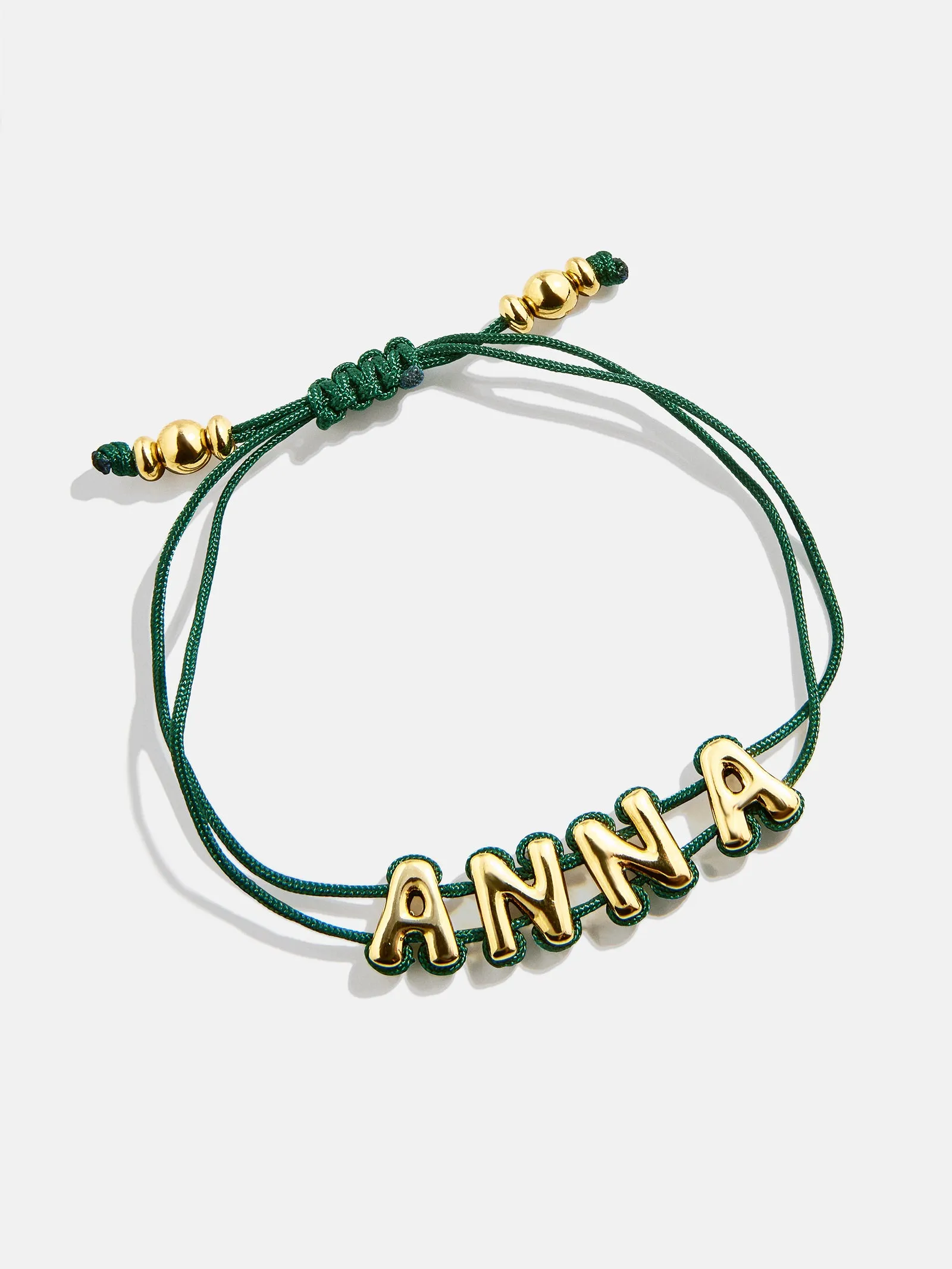 Wrapped Up Bubble Waterproof Custom Cord Bracelet - Dark Green sold by BaubleBar product image thumbnail 2