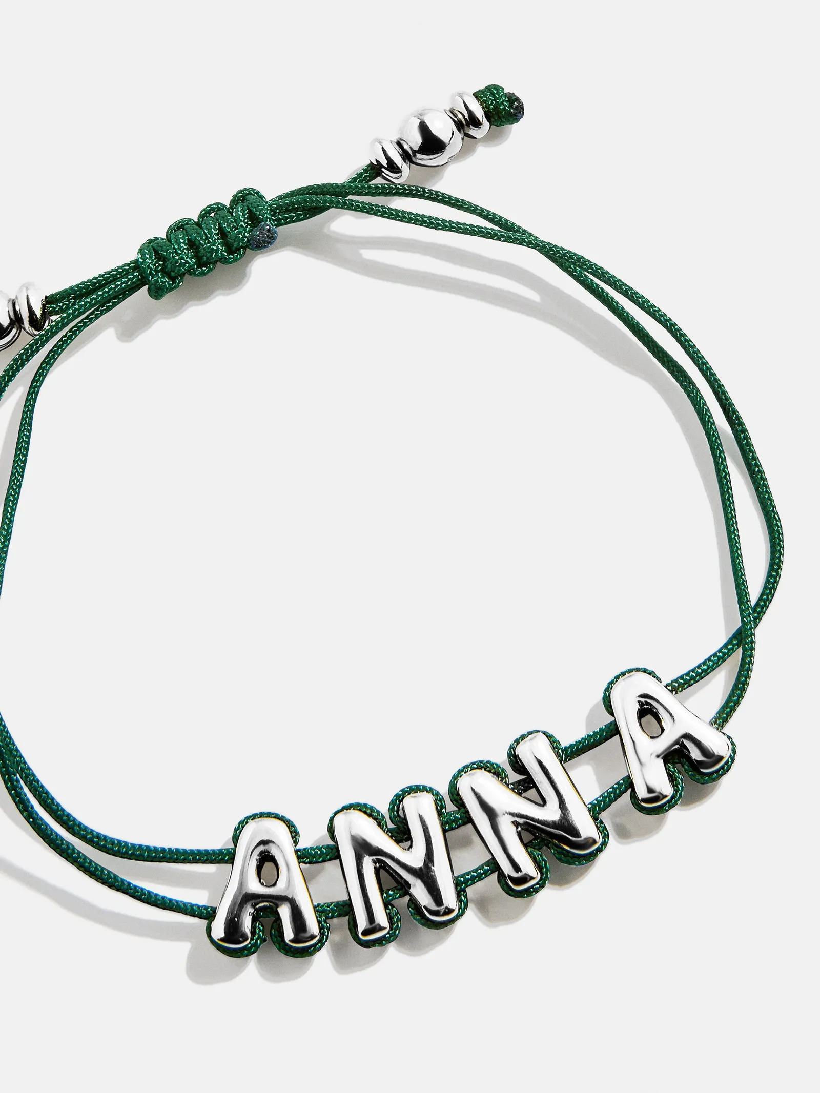 Wrapped Up Bubble Waterproof Custom Cord Bracelet - Dark Green sold by BaubleBar product image thumbnail 3