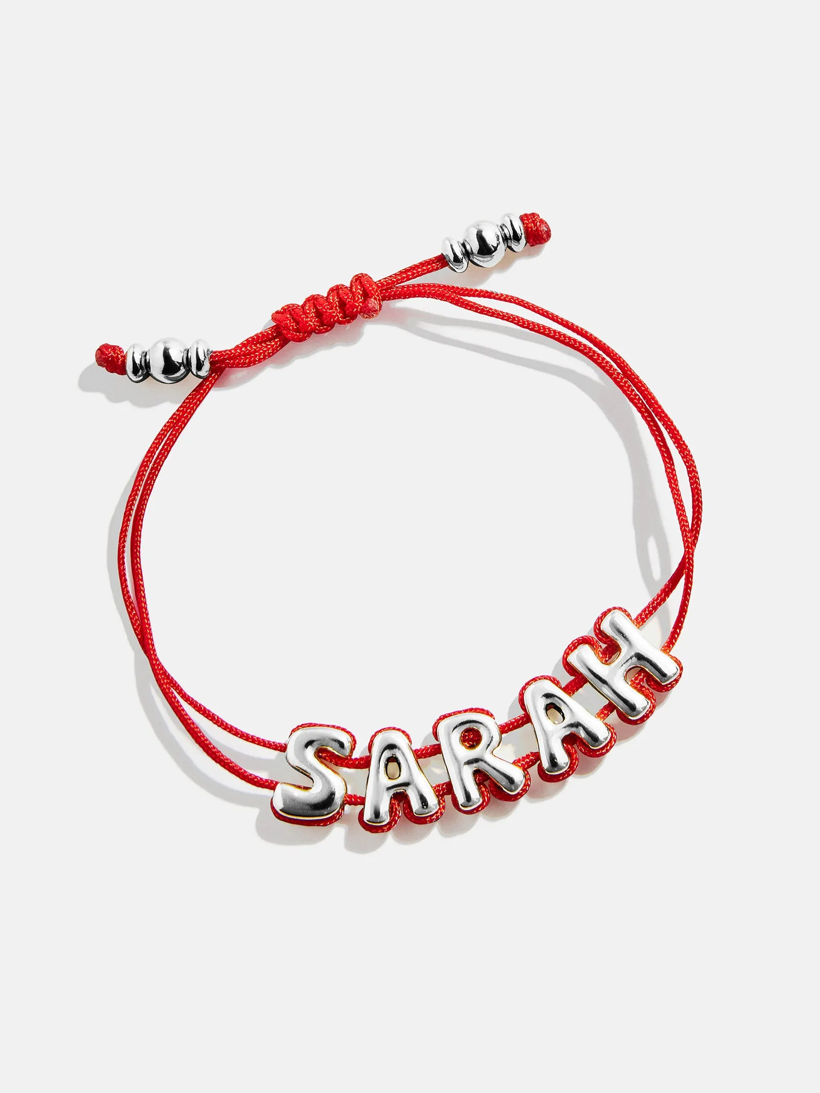 Wrapped Up Bubble Waterproof Custom Cord Bracelet - Red sold by BaubleBar product image thumbnail 4