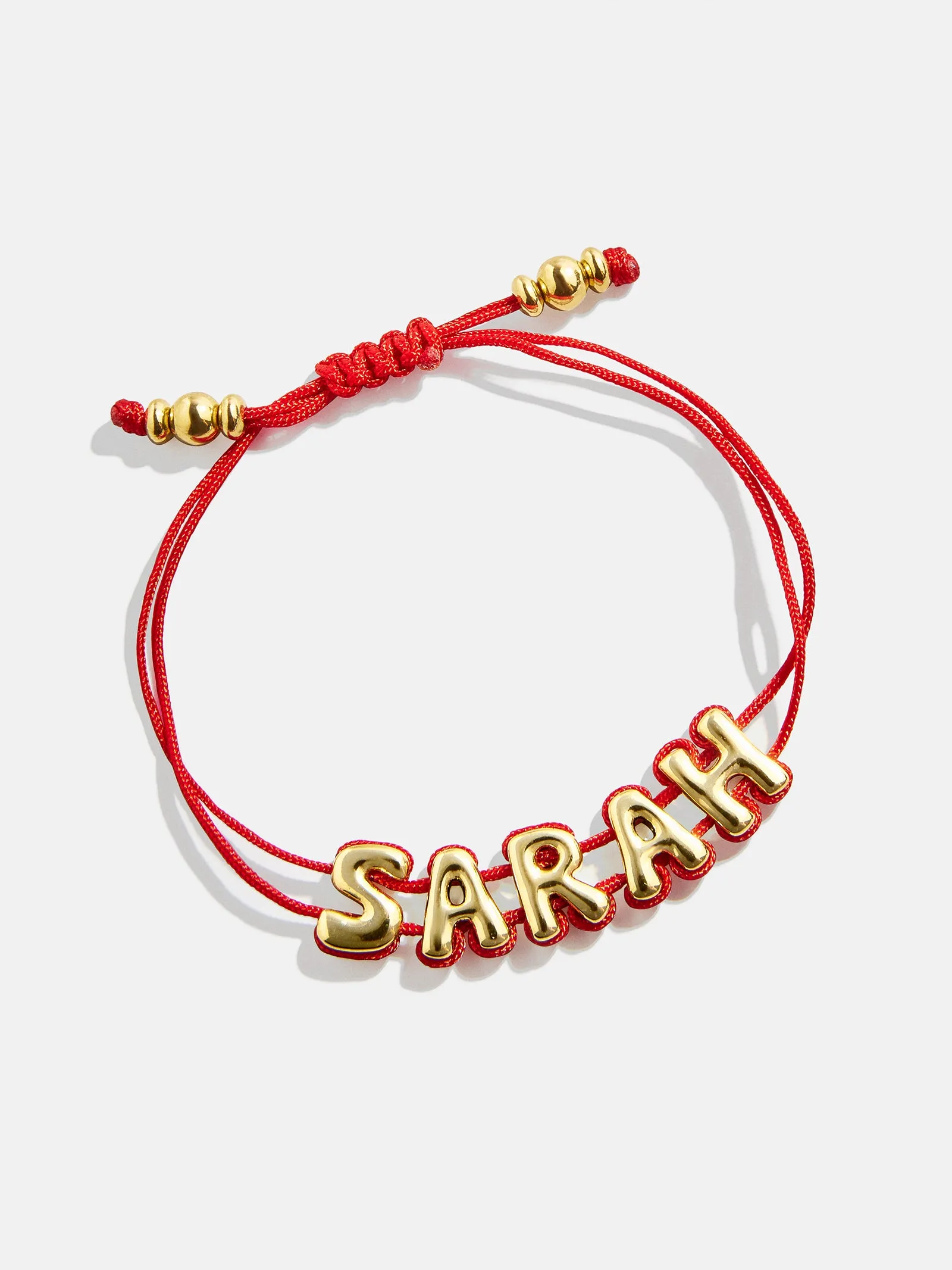 Wrapped Up Bubble Waterproof Custom Cord Bracelet - Red sold by BaubleBar product image thumbnail 2